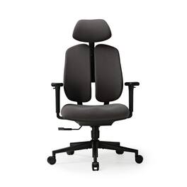Eureka Ergonomic - Dual Backrests Ergonomic Adjustable Office Chair - Dark Gray
