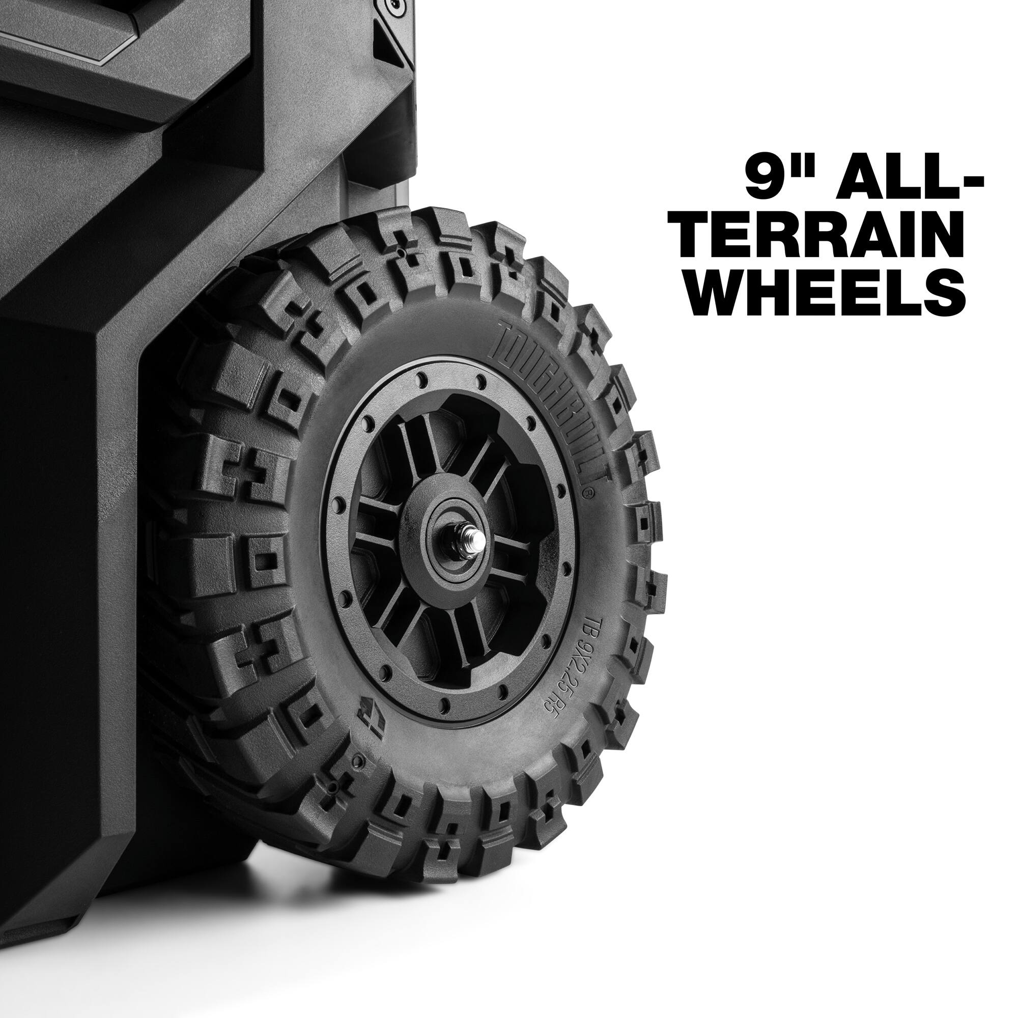 9" ALL-TERRAIN WHEELS