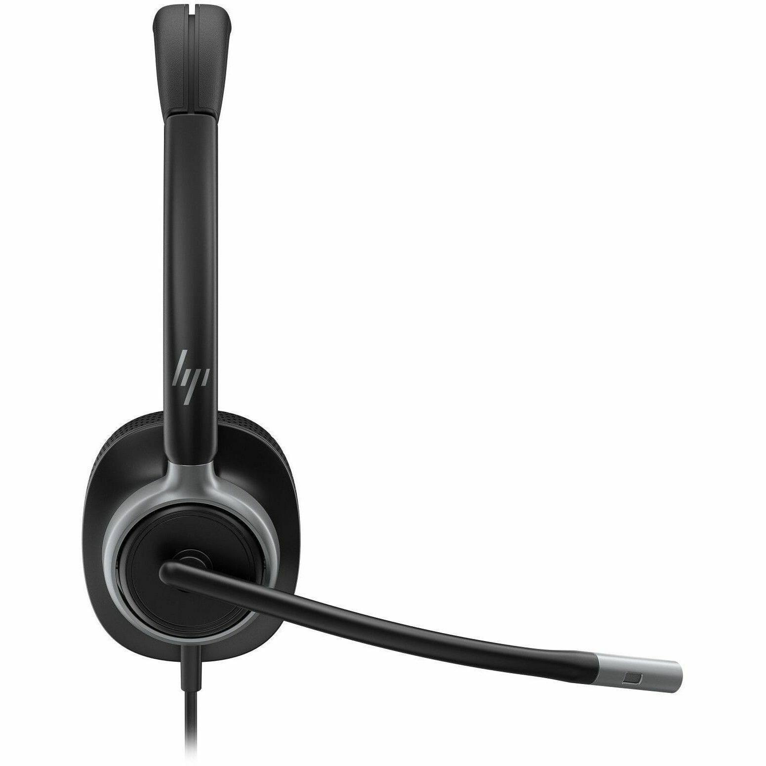 Alt View 3. Poly - Poly Mission 615 Monaural USB Wired Headset (Bulk) (C01C3A6) - Microsoft Teams Certification - Mono - USB, USB Type C - Black.
