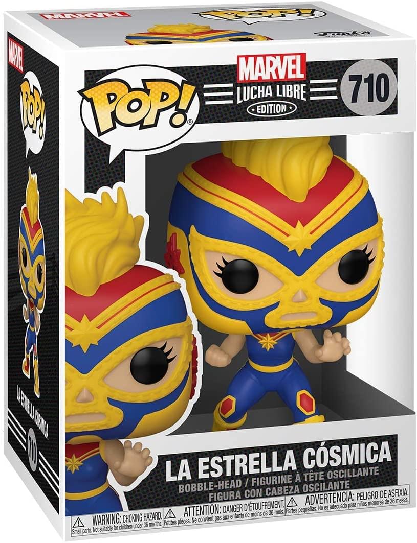 MARVEL LUCHA LIBRE  
710  
EDITION  

POP!  

LA ESTRELLA CÓSMICA  
BOBBLE-HEAD / FIGURINE À TÊTE OSCILLANTE  
FIGURA CON CABEZA OSCILANTE  

WARNING: CHOKING HAZARD. Small parts. Not suitable for children under 36 months.  
ATTENTION: DANGER DE TÉTÉE. Petites pièces. Ne convient pas aux enfants de moins de 36 mois.  
ADVERTENCIA: PEORIGRO DE ASFIXIA. Partes pequeñas. No es adecuado para niños menores de 36 meses.