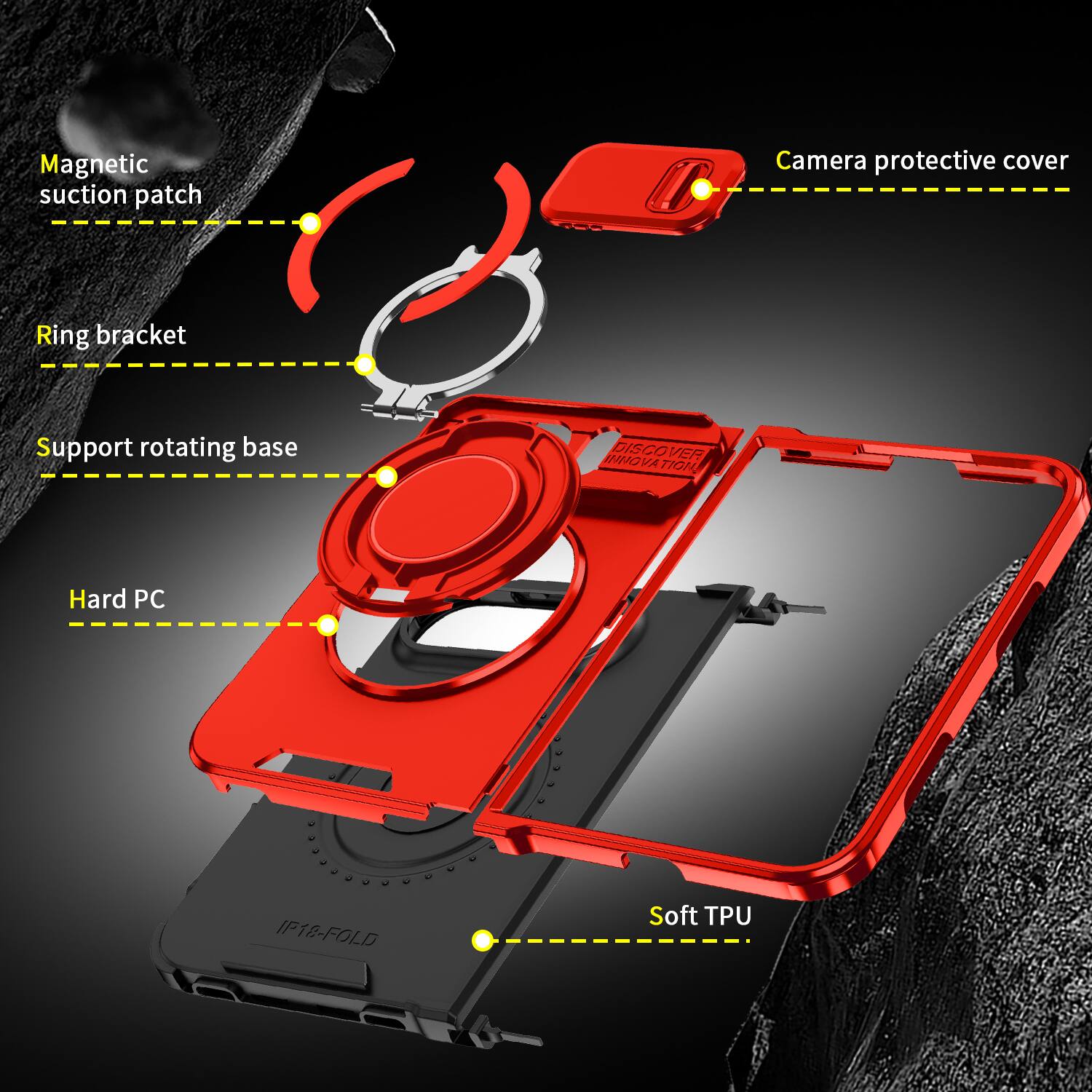 UUCOVER Dual Layer Case for Apple iPhone Duo with Slide Camera Cover ...