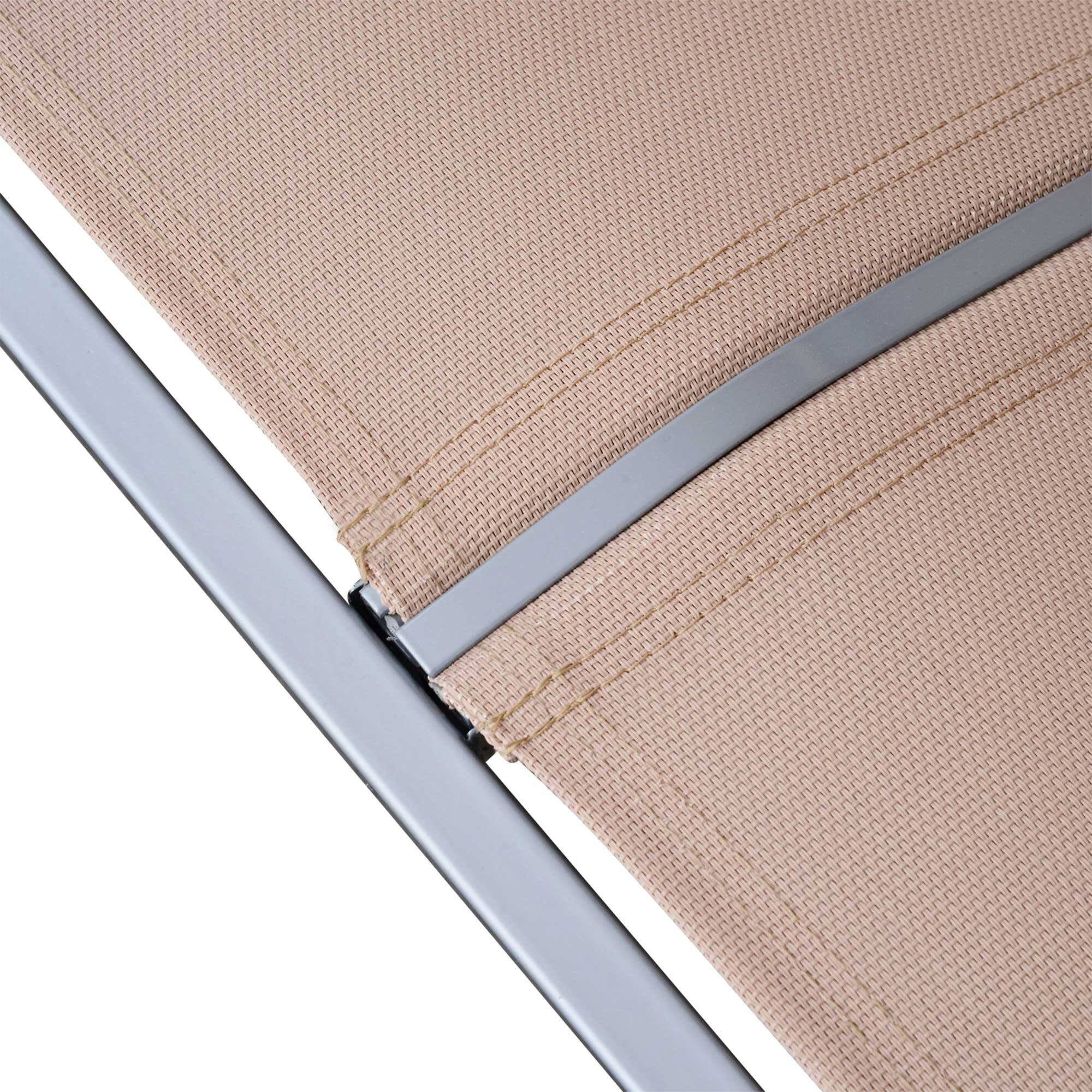 Alt View 4. Outsunny - Outsunny 3-Seat Outdoor Porch Swing Chair Patio Swing Glider with Adjustable Canopy.