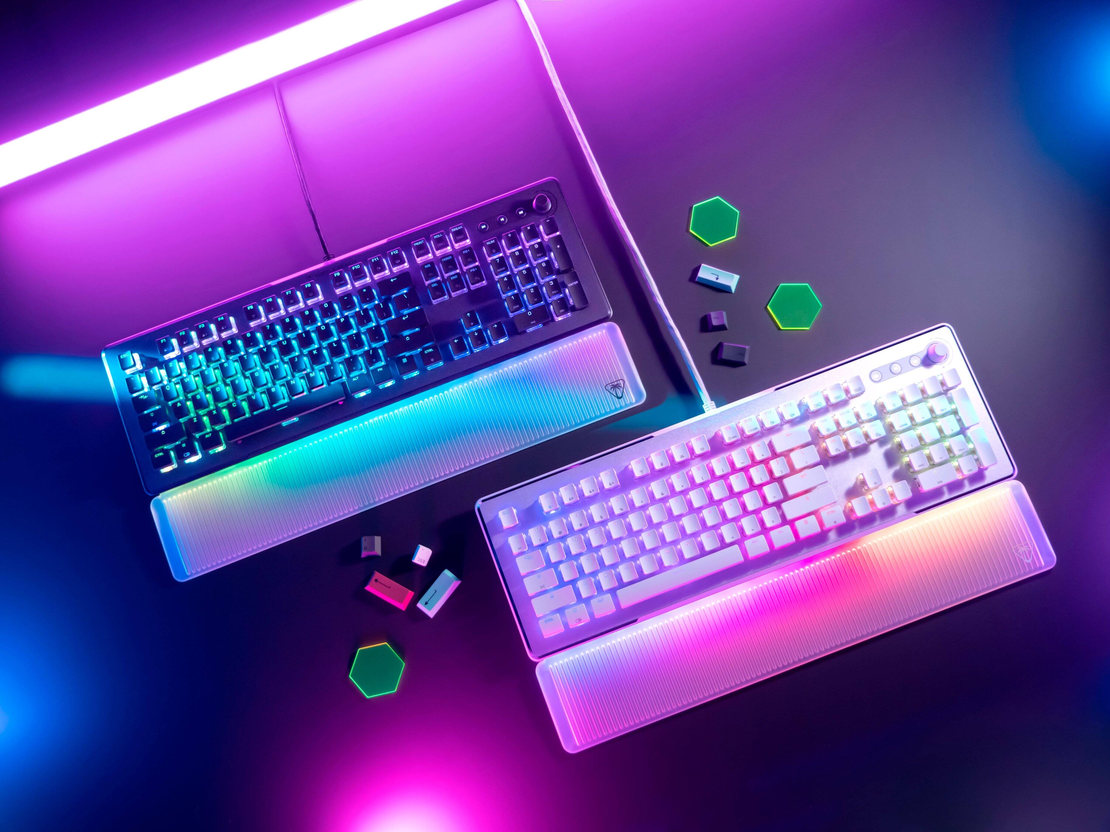 Alt View 24. Turtle Beach - Vulcan II Max Full-size Wired Mechanical TITAN Switch Gaming Keyboard with RGB lighting and palm rest for PC - Black.