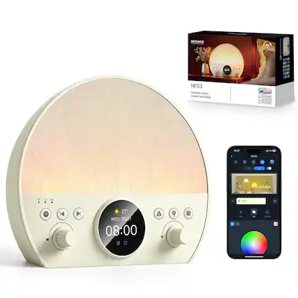 NEEWER - NF03 Sunrise Alarm Sound Machine - 127 - M - NP-C3
I a1 .. 100% - 21 WED. 03/21 08:00