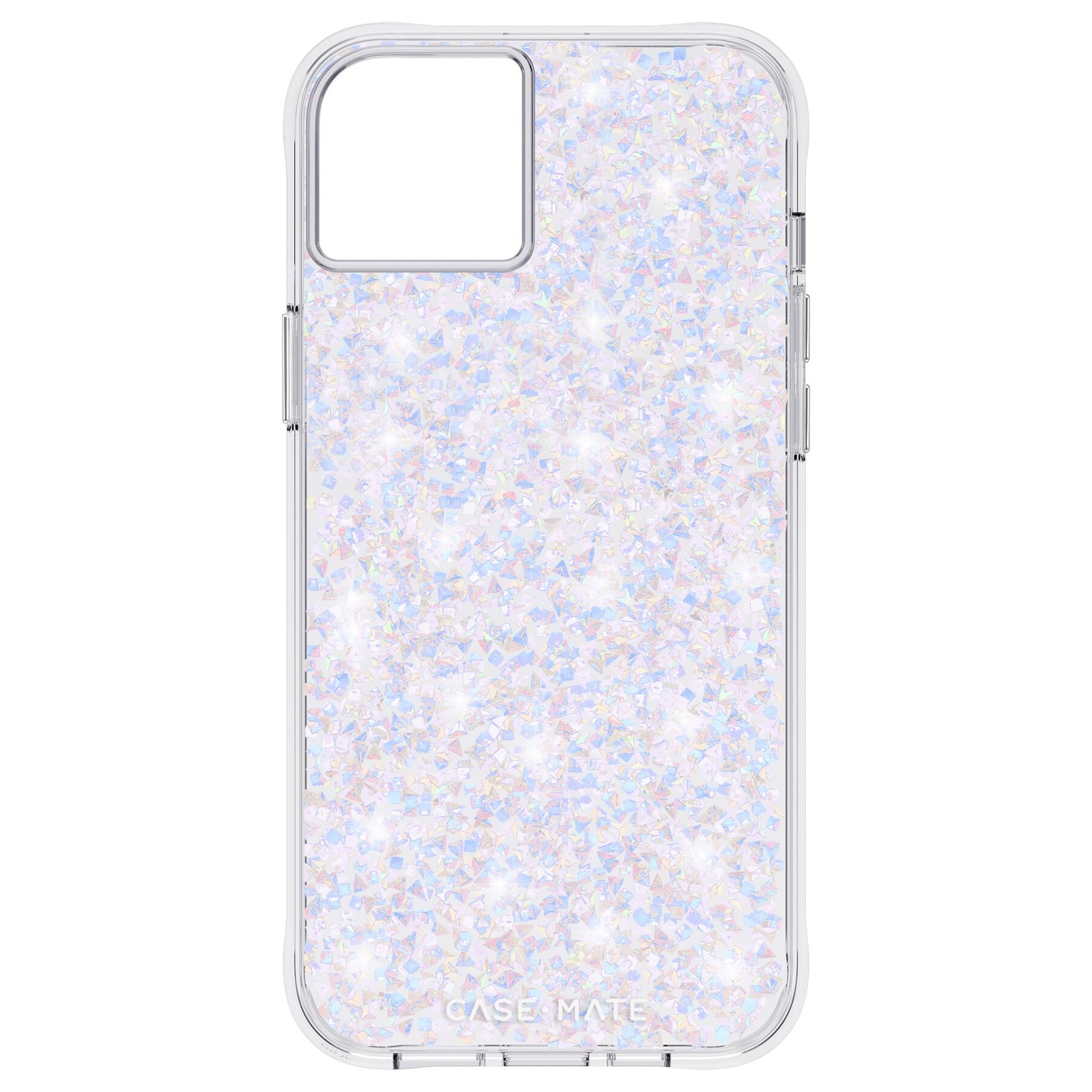 Case-Mate - Antimicrobial Hardshell Case with MagSafe for Apple iPhone 14 Plus - Twinkle Diamond