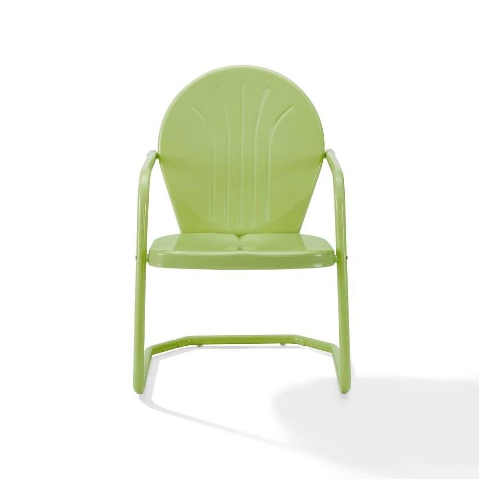 Alt View 8. Crosley Furniture - Griffith Retro Outdoor Chair - Key Lime Gloss.