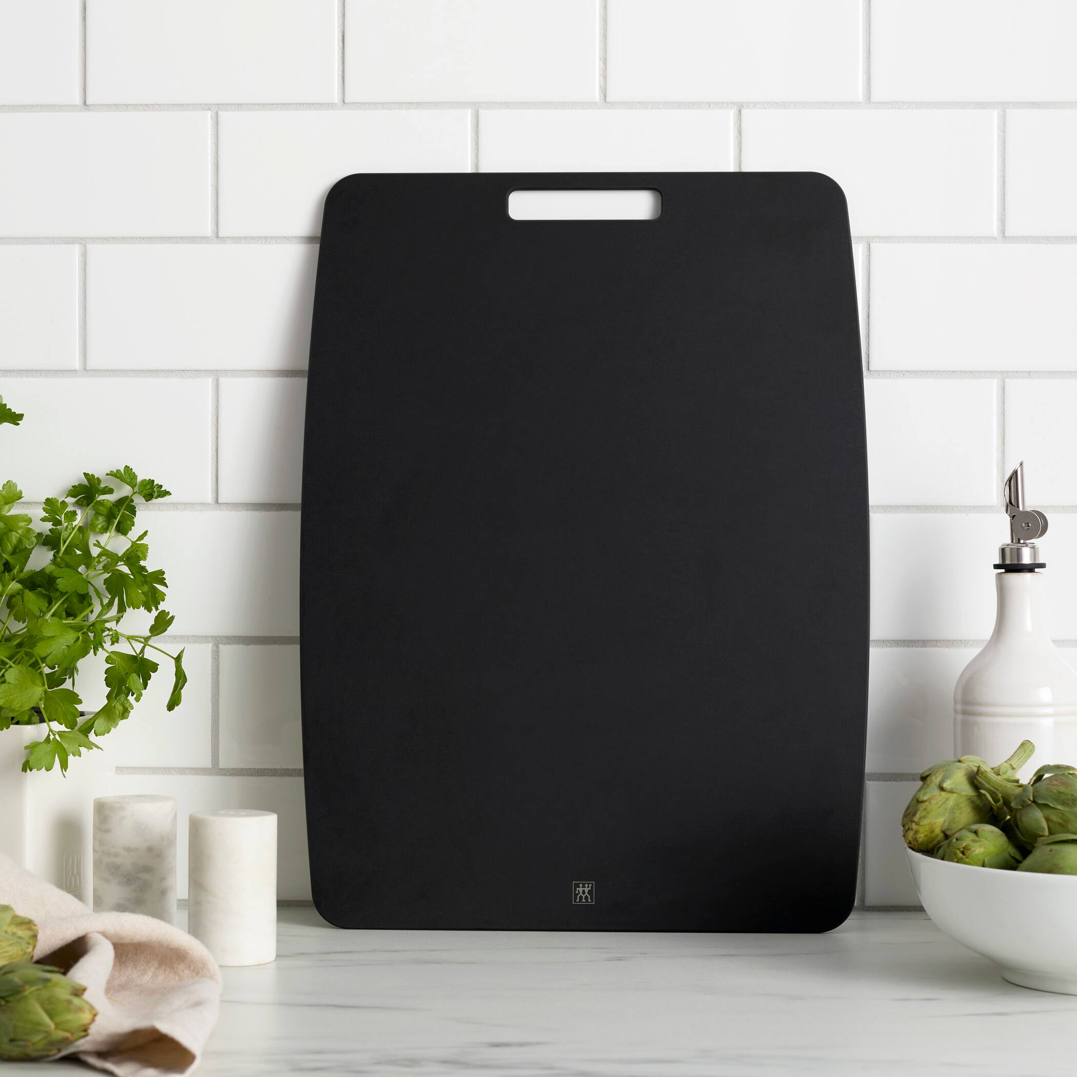 Alt View 4. ZWILLING - ZWILLING Plant Fiber 17.5-in x 13-in Cutting Board - Slate - Slate.