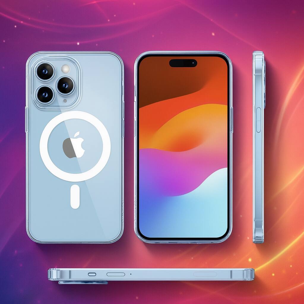 Alt View 4. SaharaCase - Venture Series Case Compatible with Magsafe Case for iPhone 15 Pro Max - Clear - Clear.