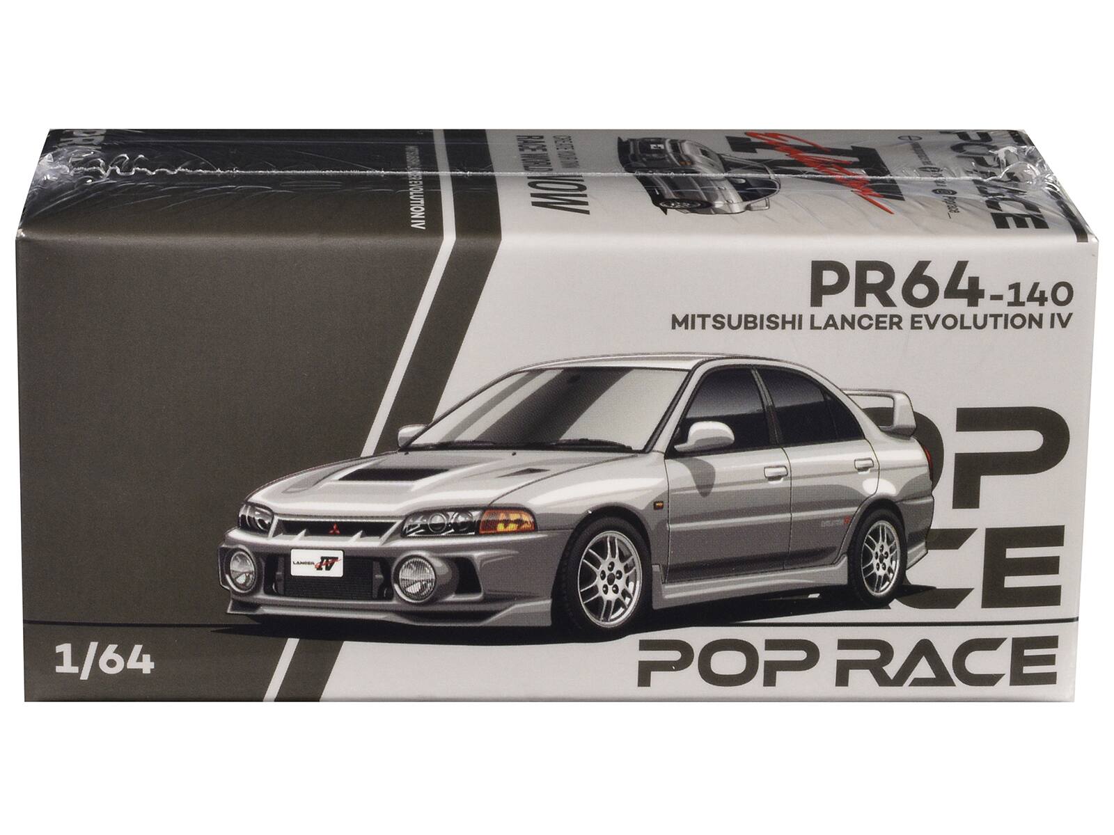 WTSARUREVOLUTIONIV RAE TRA OW En A PUPFCE PR64-140 140 MITSUBISHI LANCER EVOLUTION IV 1/64 i Al P E POP RACE