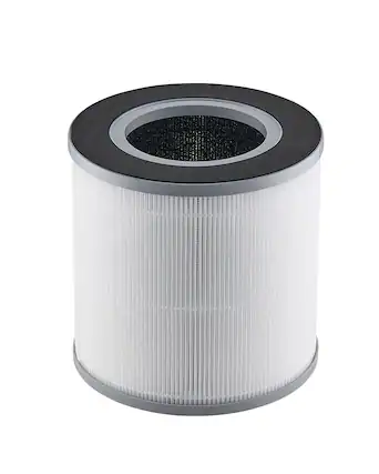 Front. VEVOR - Air Purifier Replacement Filter, H13, 3-in-1 Compact & Lightweight Replacement Filter with PP Pre-Filter - White.