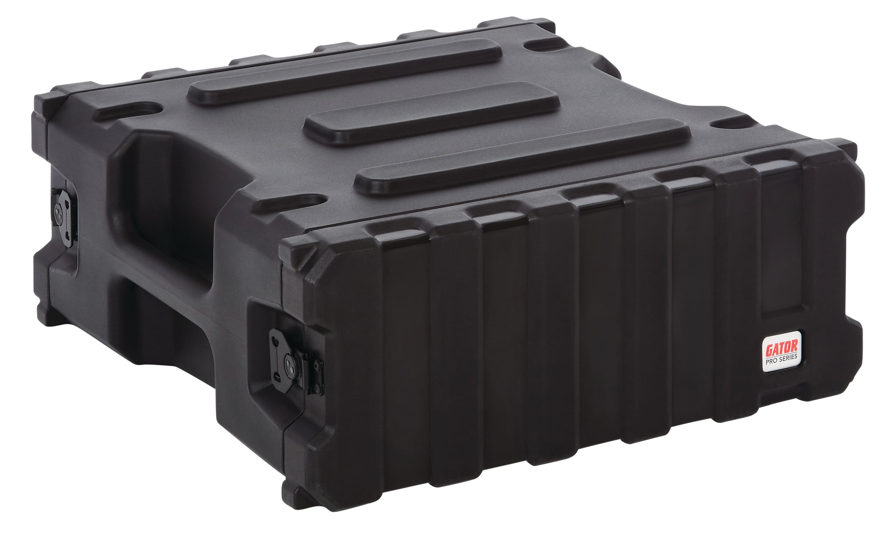 Gator - Pro Series 4U 19" Deep Molded Audio Rack Case, Roto Molded Made in USA, with Virtually Indestructible Polyethylene Shell