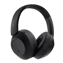 Mixx - StreamQ C4 ANC Bluetooth Folding Over-Ear Headphones, Active Noise Canceling, 40-Hour Play Time, Mic - Black