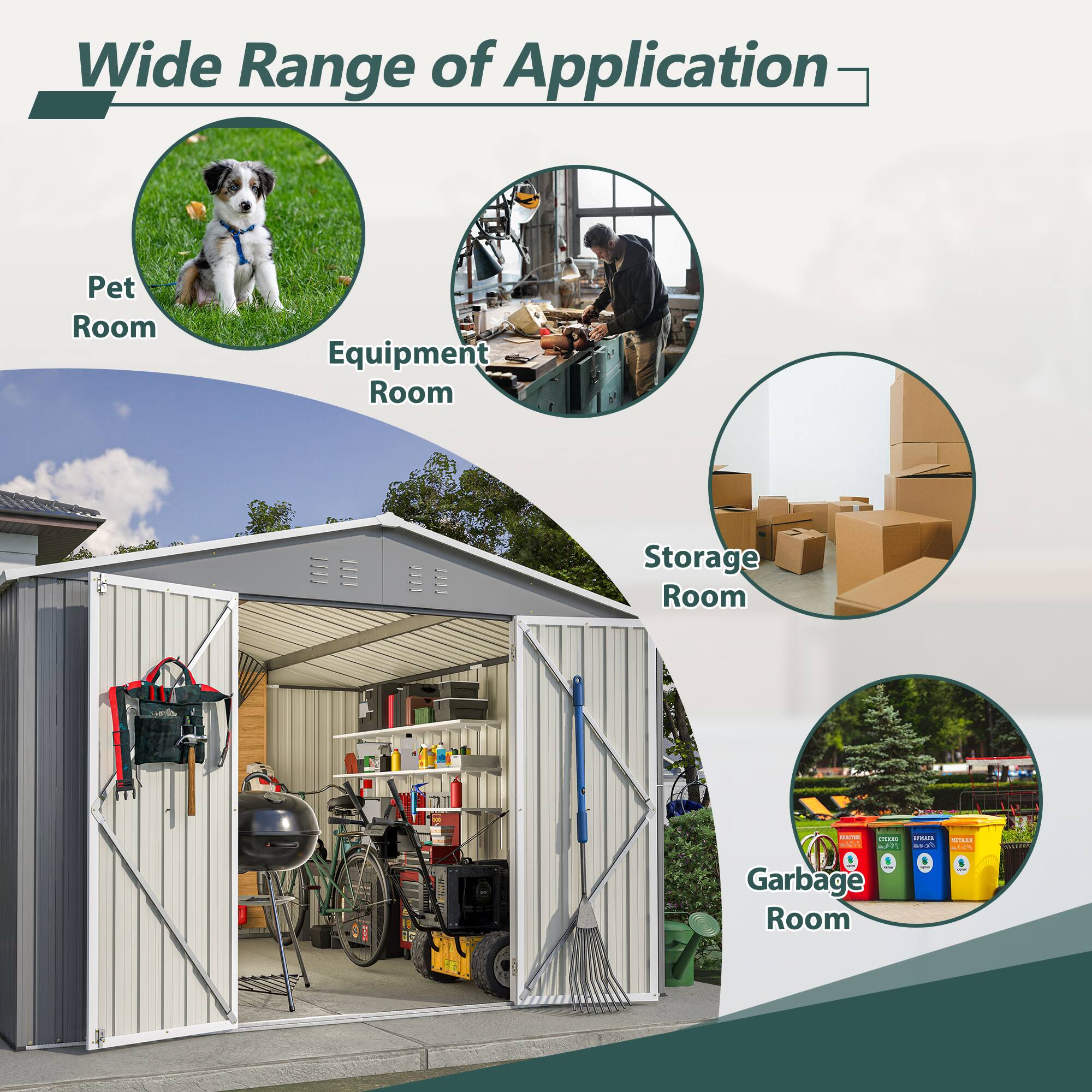 Wide Range of Application

- Pet Room
- Equipment Room
- Storage Room
- Garbage Room