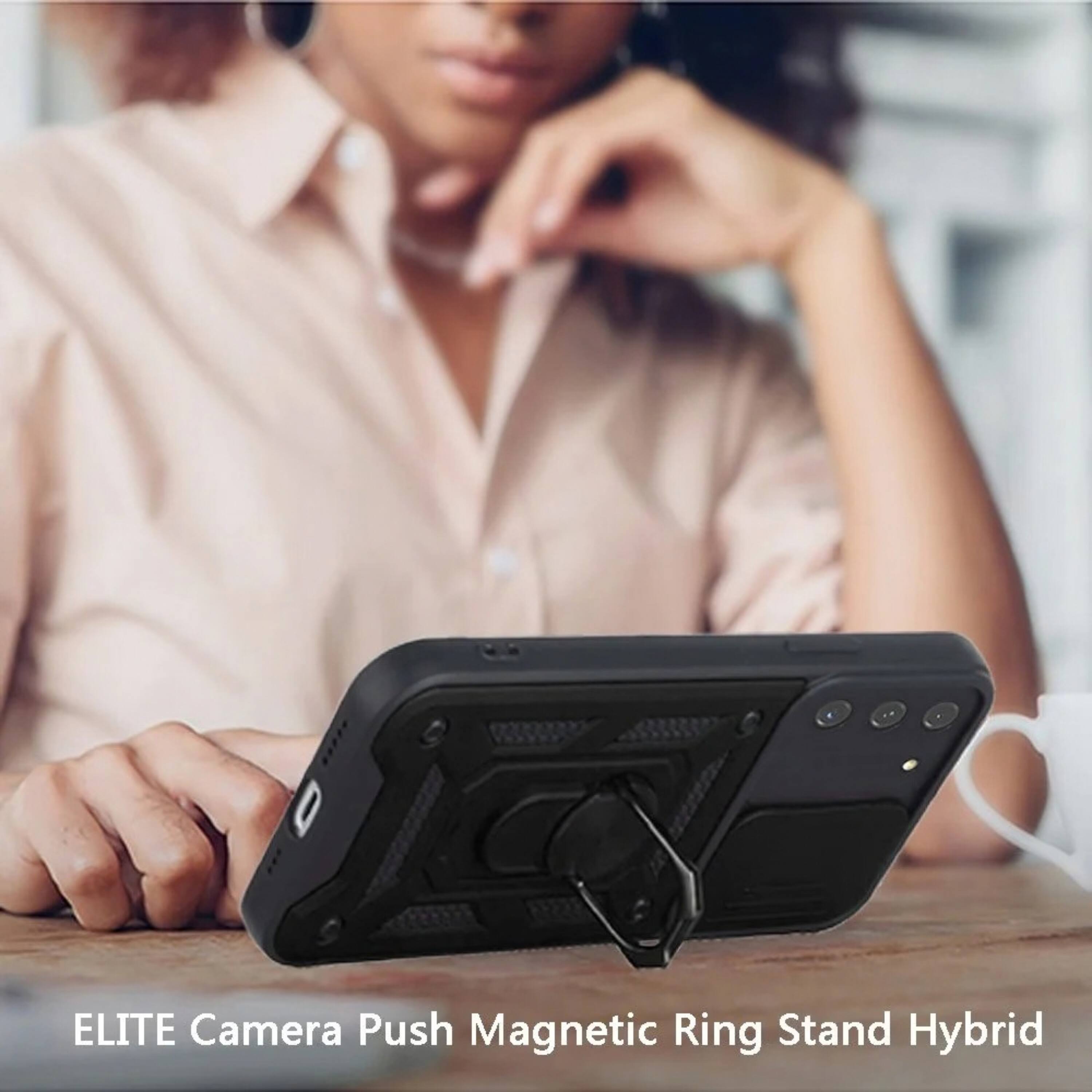 Kitcheniva Camera Lens Cover Magnetic Ring Stand Rugged Hybrid Phone ...