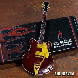 Axe Heaven - George Harrison - Rosewood Hollow Body Mini Guitar Replica Collectible - Collectibles - Multicolor