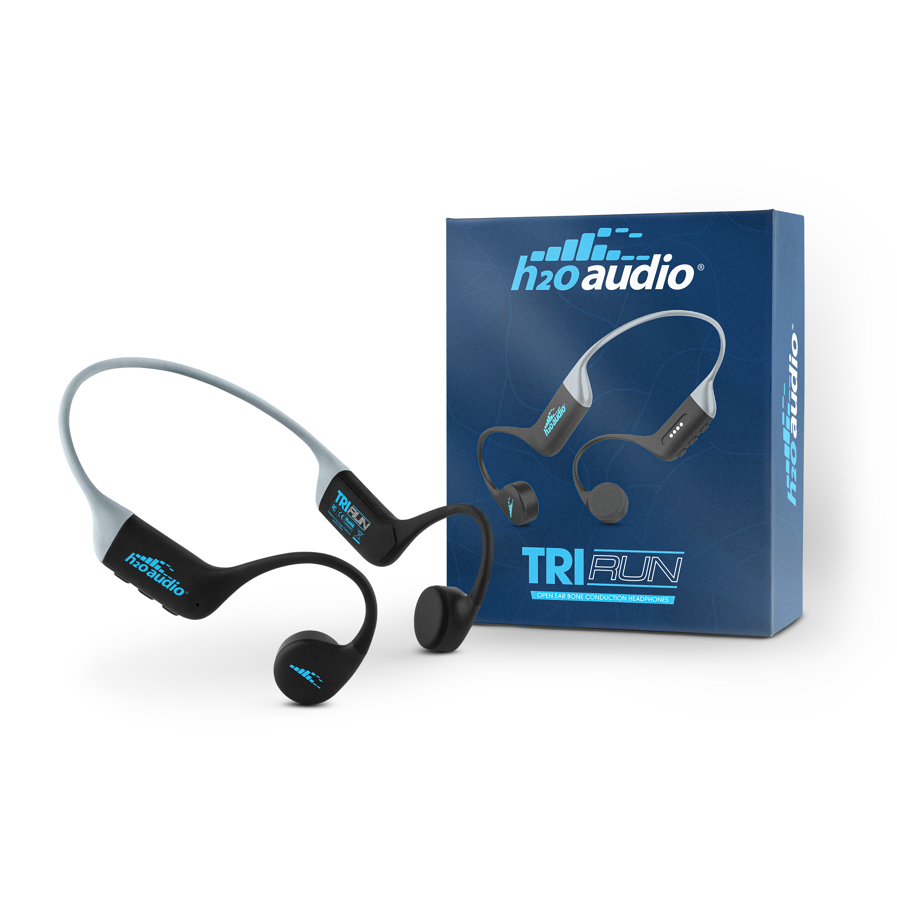 h2o audio  
TRI RUN  
OPEN EAR BONE CONDUCTION HEADPHONES