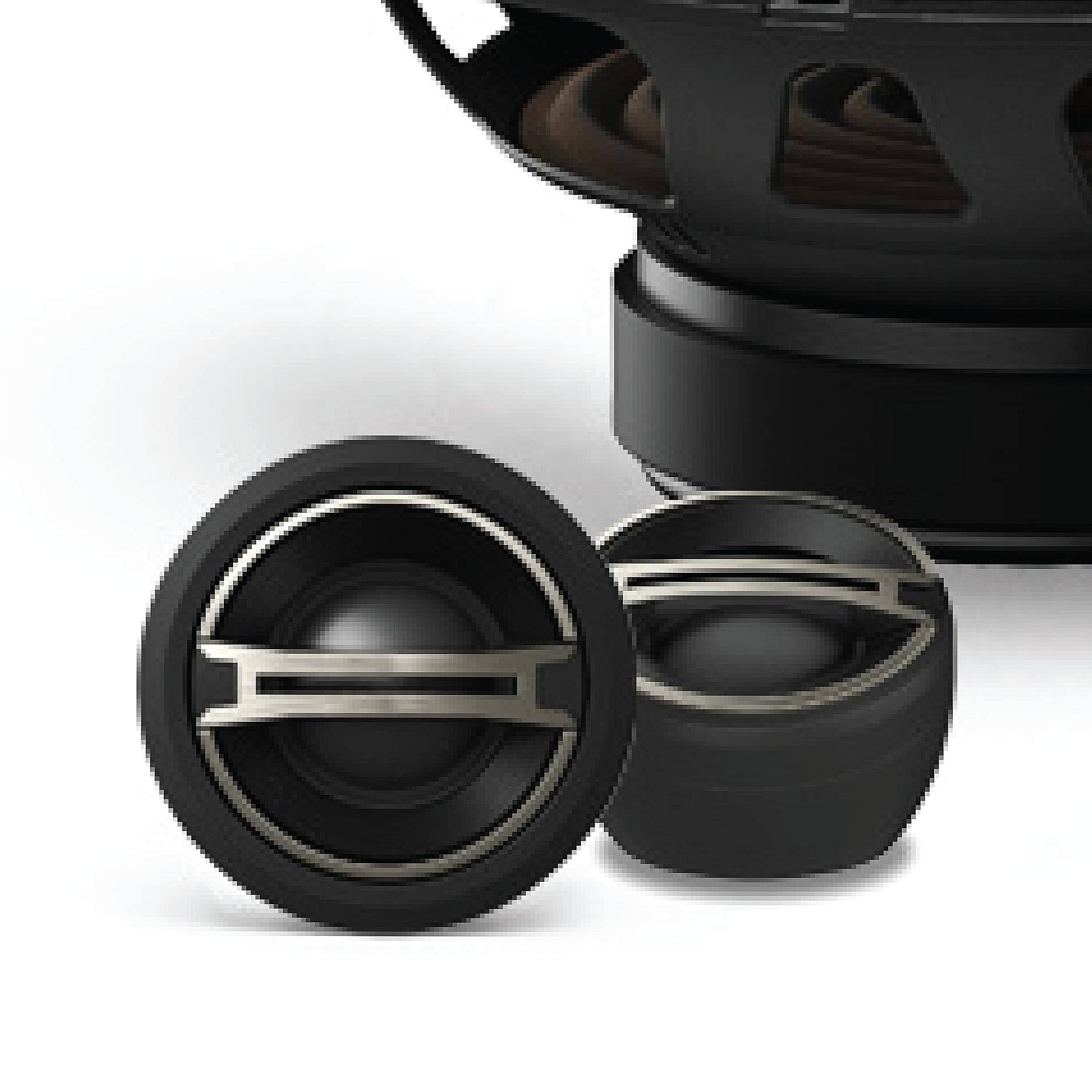 Alt View 2. Alpine - Alpine DM-65C-G 6.5" Component 2-Way Speaker Set, Pair - Black/Gray.