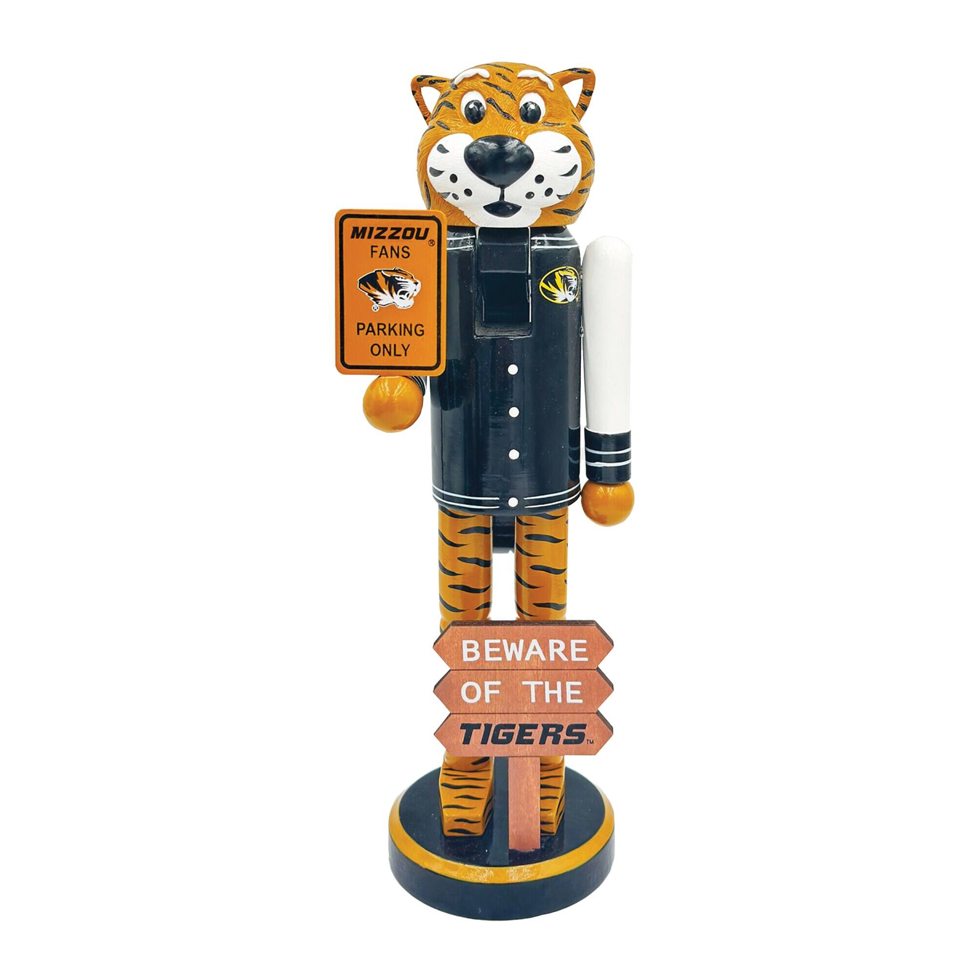 Santa's Workshop - Missouri Tigers 12" Beware Nutcracker - Black