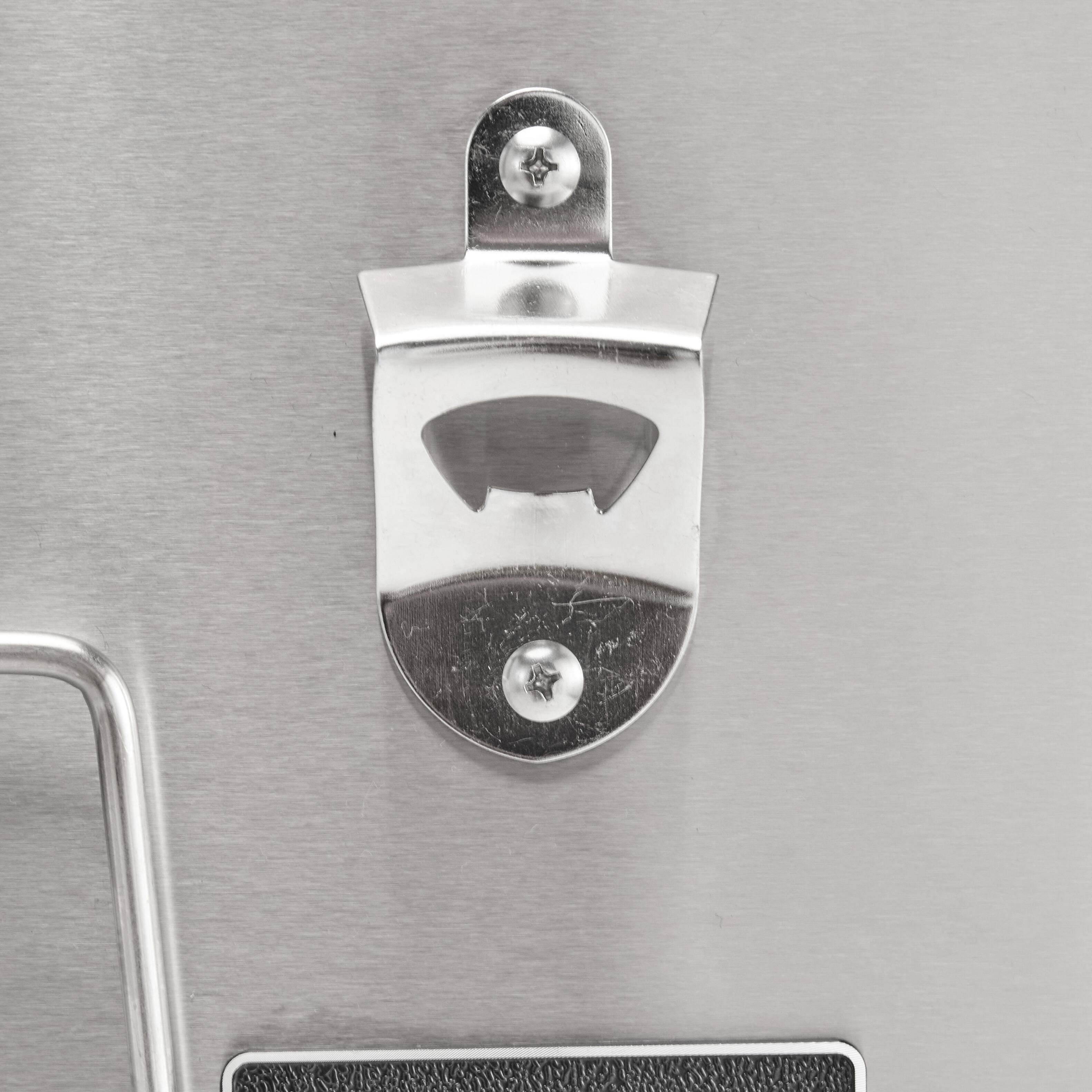 Angle. Coyote - Coyote Outdoor Living 30" Refreshment Center - stainless steel.