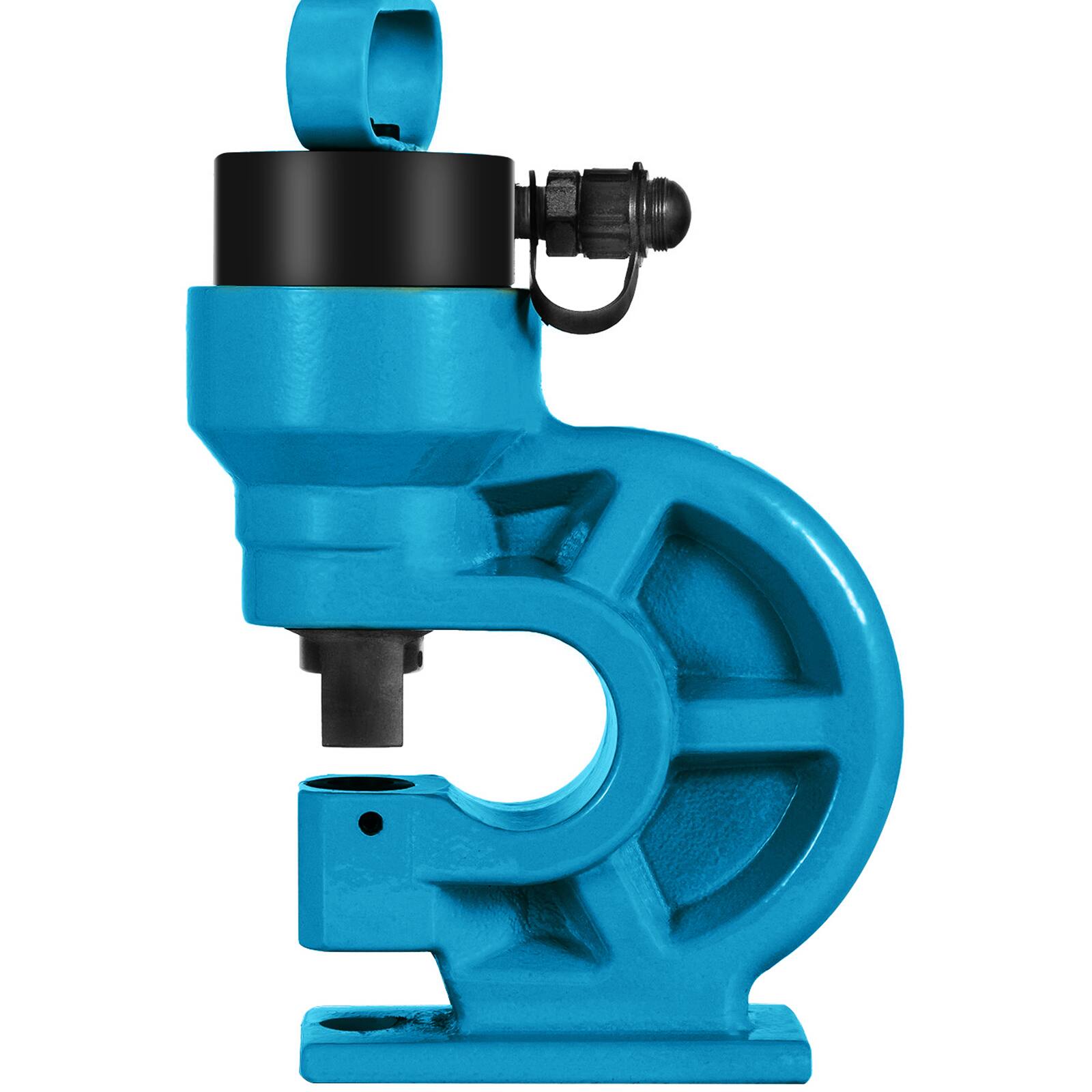 Alt View 5. VEVOR - CH-60 Hydraulic Hole Punching Tool 31T Hole Digger Force Puncher Smooth Hole Puncher - Blue.