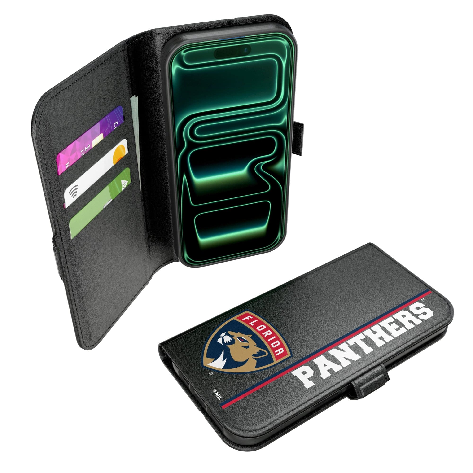 Keyscaper - NHL - Florida Panthers iPhone Folio 2.0 Case - 17 - Black price history on PriceWatchPro