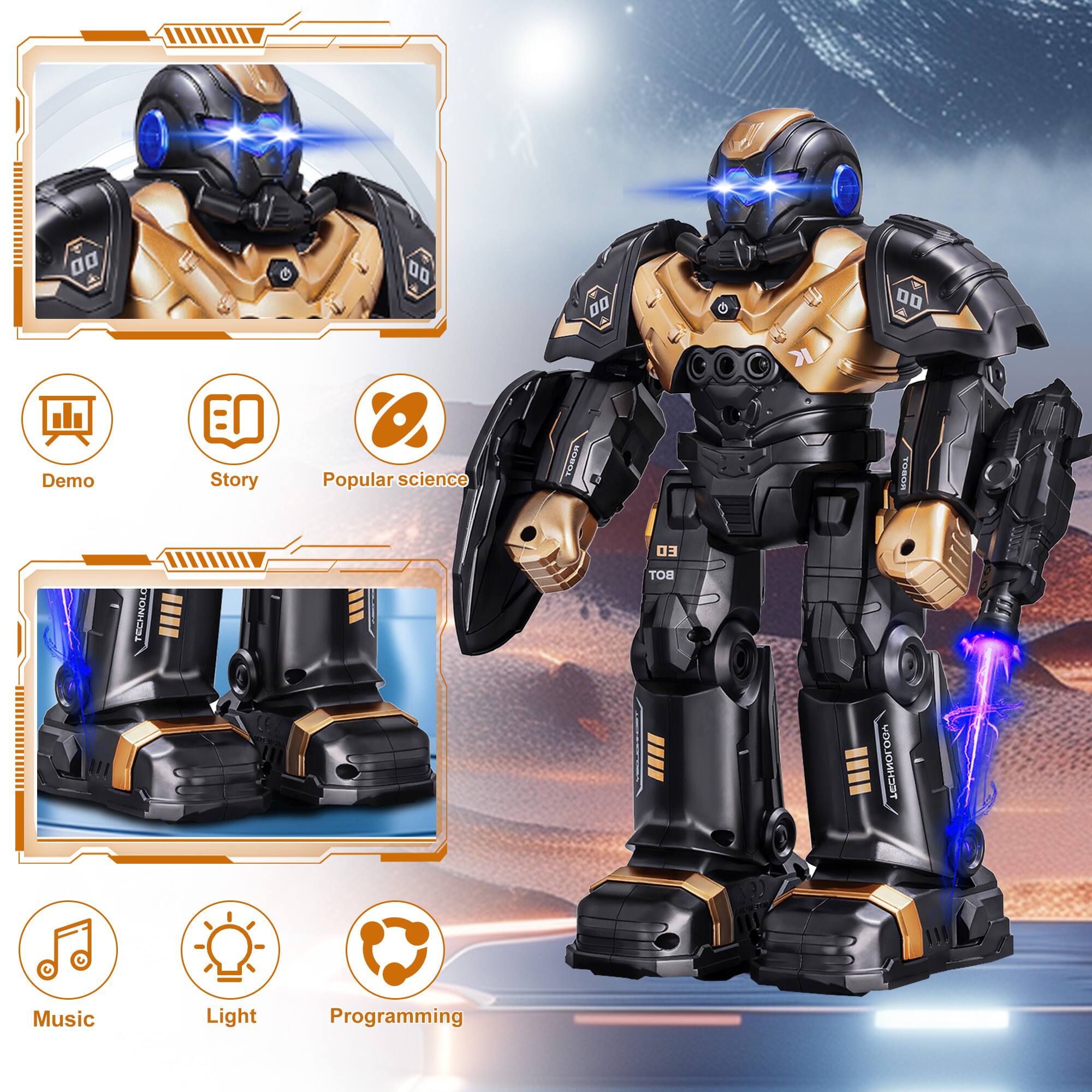 - Demo
- Story
- Popular science

- Music
- Light
- Programming