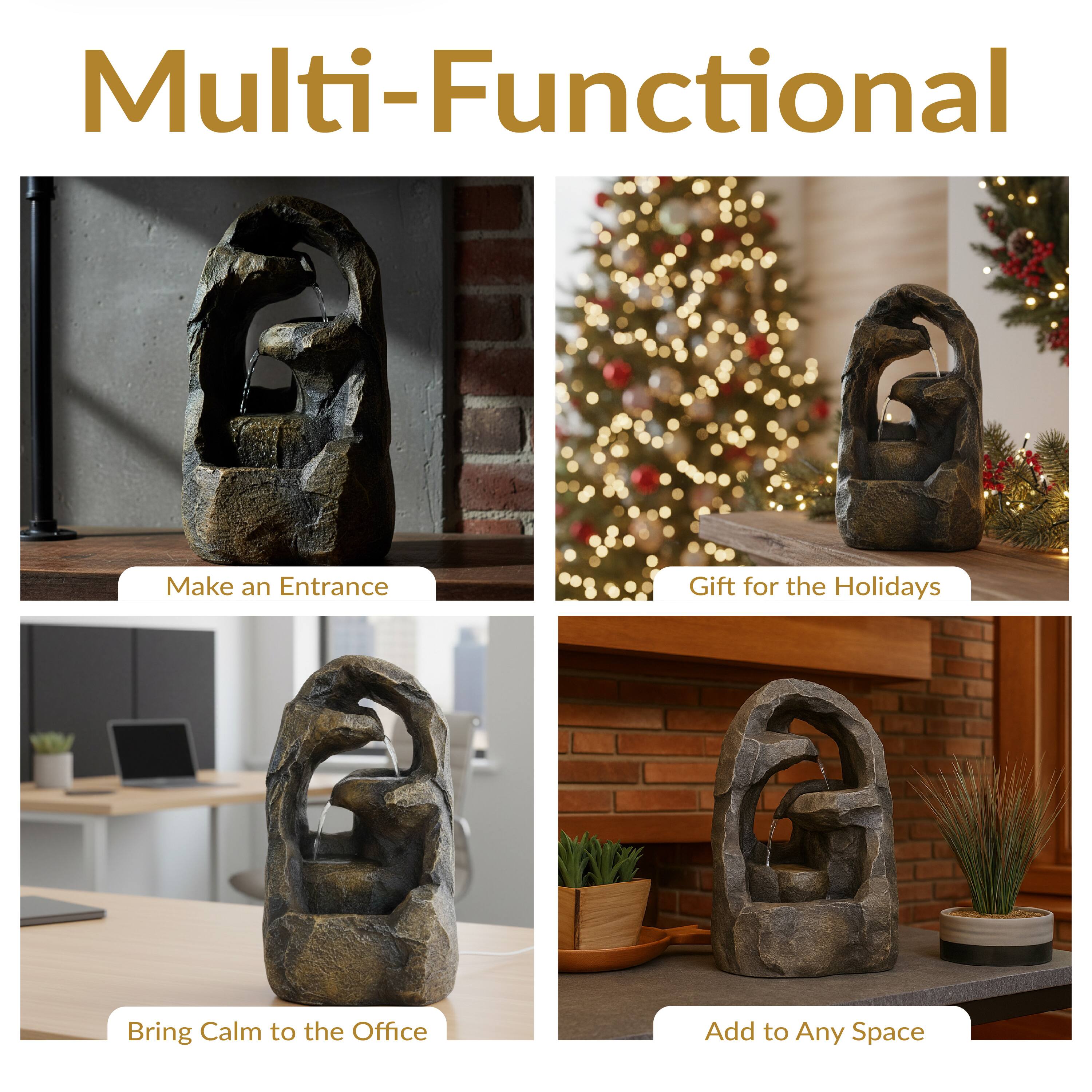 Multi-Functional

Make an Entrance

Gift for the Holidays

Bring Calm to the Office

Add to Any Space
