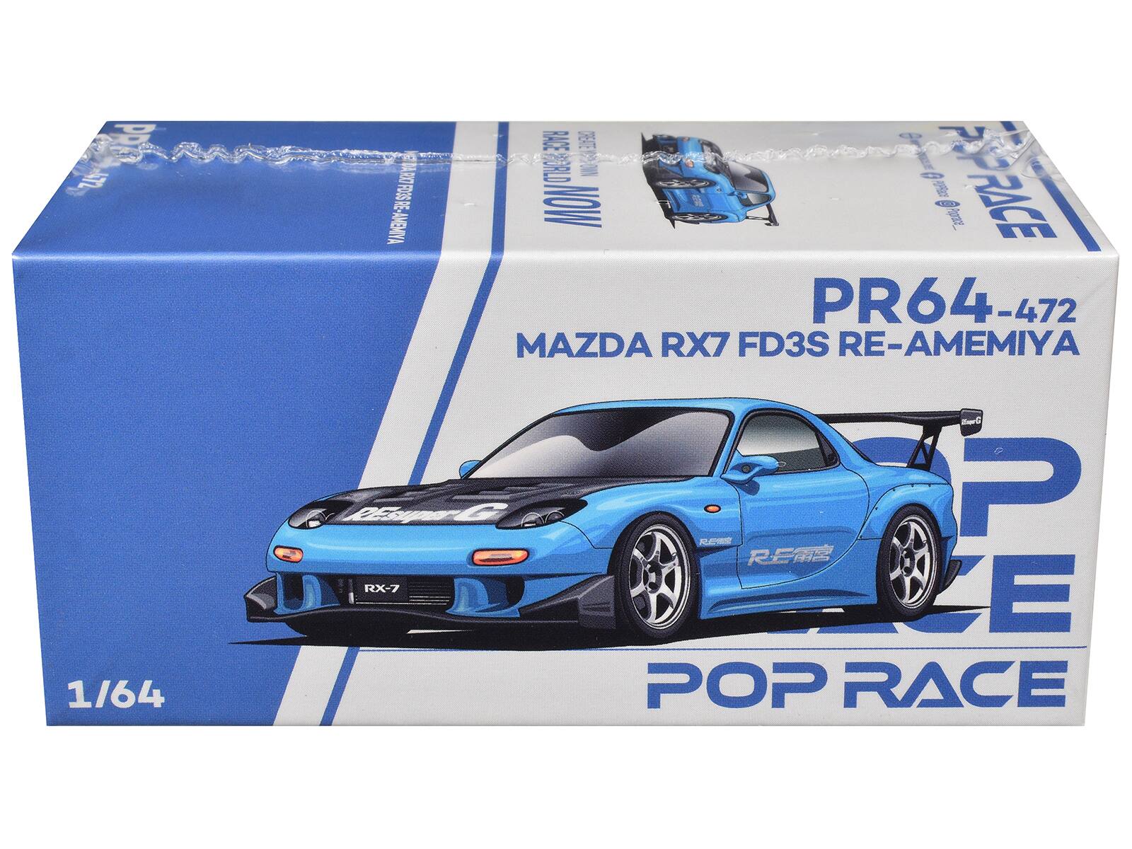 PRT pp A72 VAR DARFOOSRE-AMEMIYA FUOS PE AMEMIYA RACE EME RLD EENOW O WO  
PRACE PR64-472 -472 MAZDA RX7 FD3S RE-AMEMIYA 1/64 Fot RX-7 BerC P RE RE E POP RACE
