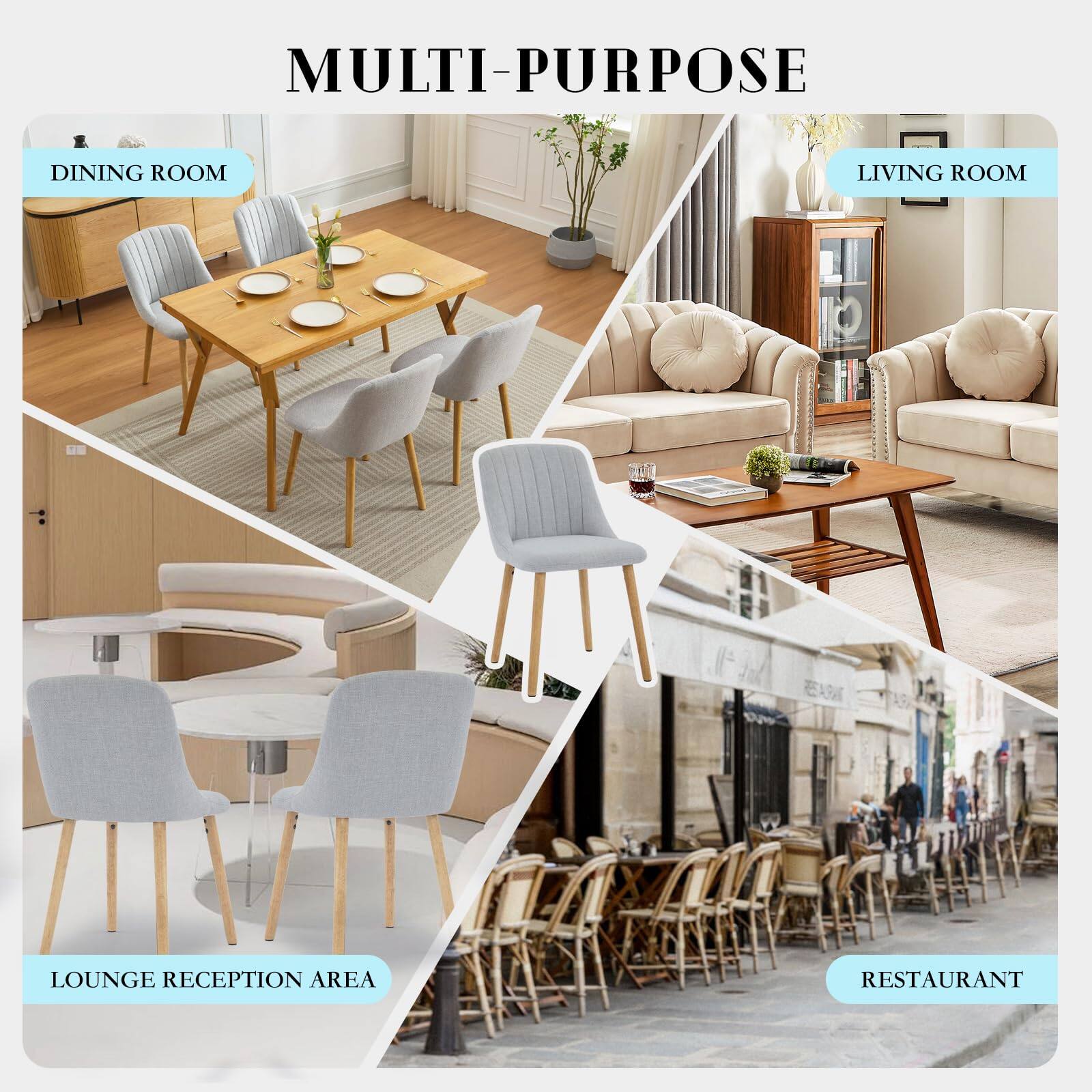 MULTI-PURPOSE

DINING ROOM

LIVING ROOM

LOUNGE RECEPTION AREA

RESTAURANT