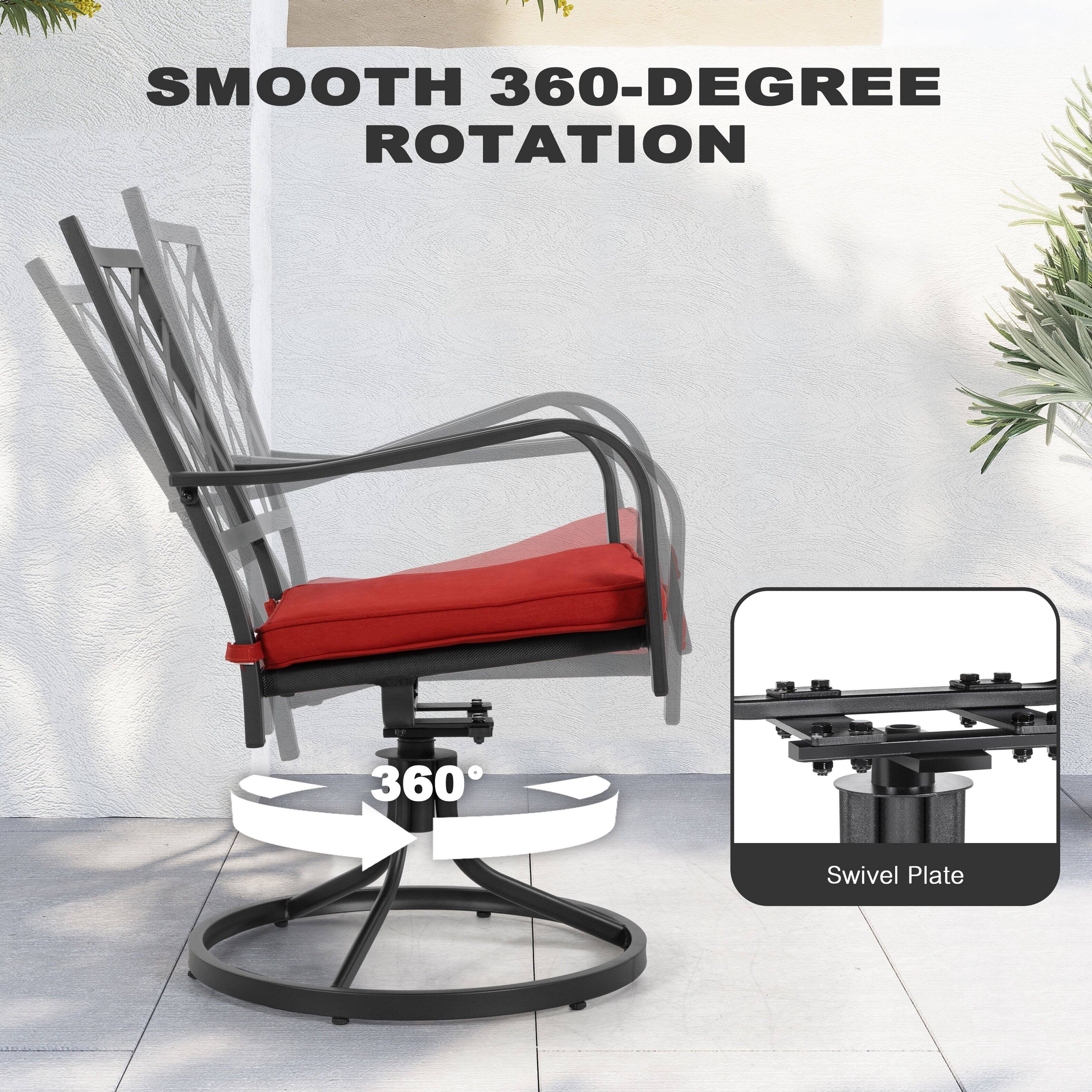 SMOOTH 360-DEGREE ROTATION

360°

Swivel Plate