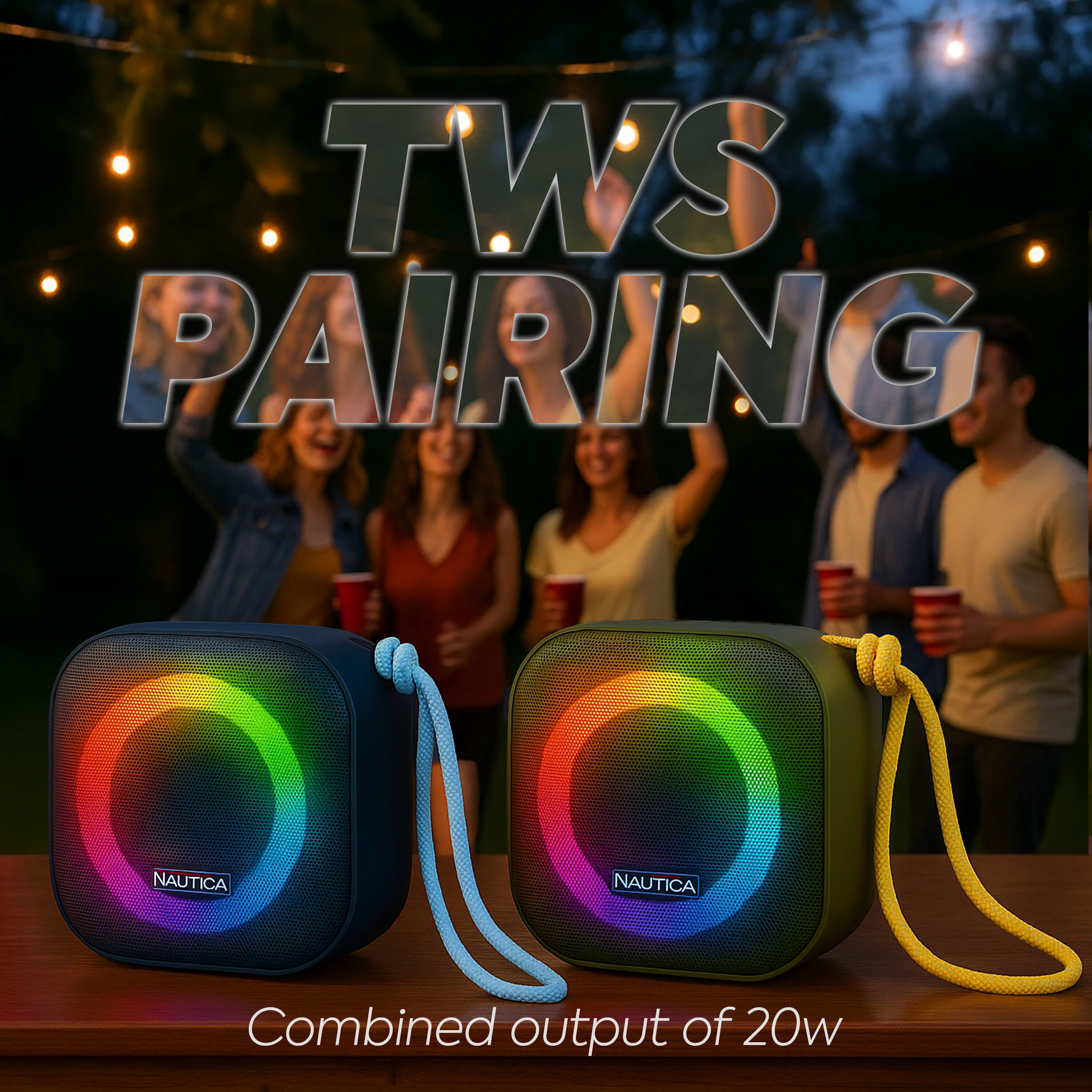 TWS Pairing Nautica Nautica Combined output of 20w