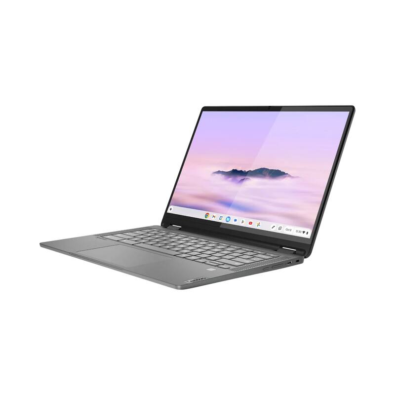 Alt View 2. Lenovo - Lenovo Ideapad 5i 14" WUXGA 2-in-1 Touchscreen,Intel i5-1334U,8GB RAM,256GB SSD,Backlit Keyboard,Chrome OS,Gray - Gray.