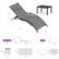 Chaise Lounge X2
36.31"
13.77"
9.21"
71.45"
Table X1
11"
13.8"
18.1"
27.95"
36.31"
27.95"
71.45"
11"
13.8"
18.1"
27.95"
71.45"