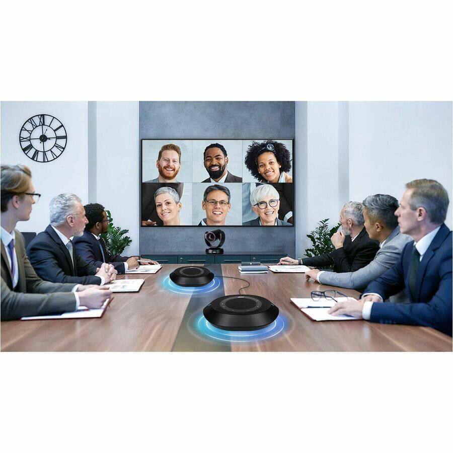 Alt View 3. AVerMedia - AVer Professional Camera and Speakerphone for Mid-to-Large Room Meeting - For Video Conferencing, Meeting Room, Meeting - Black.