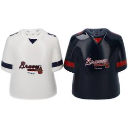 The Memory Company - Atlanta Braves Gameday Ceramic Salt & Pepper Shakers - Multicolor