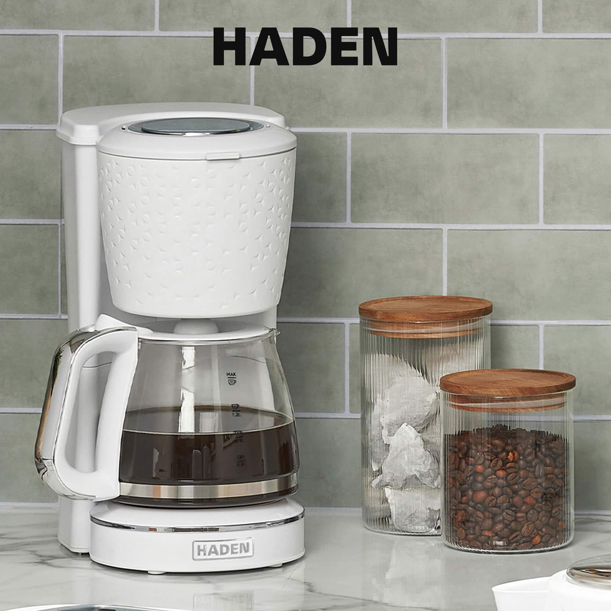 Haden Starbeck Coffee Machine, 10 Cup Automatic Coffee Maker