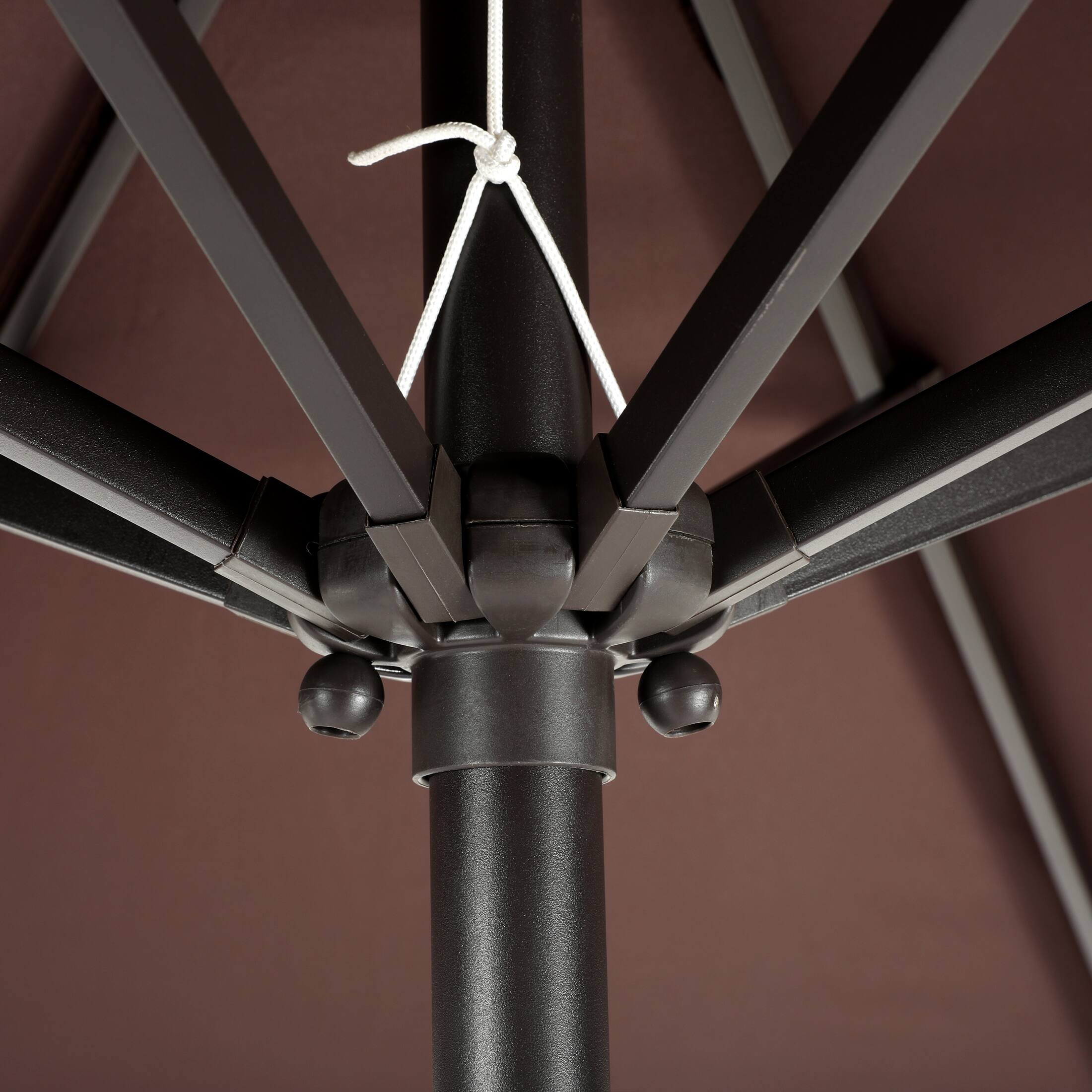 Alt View 5. WestinTrends - WestinTrends Paolo 9 ft. Patio Table Umbrella with tilt and crank features - Coffee.