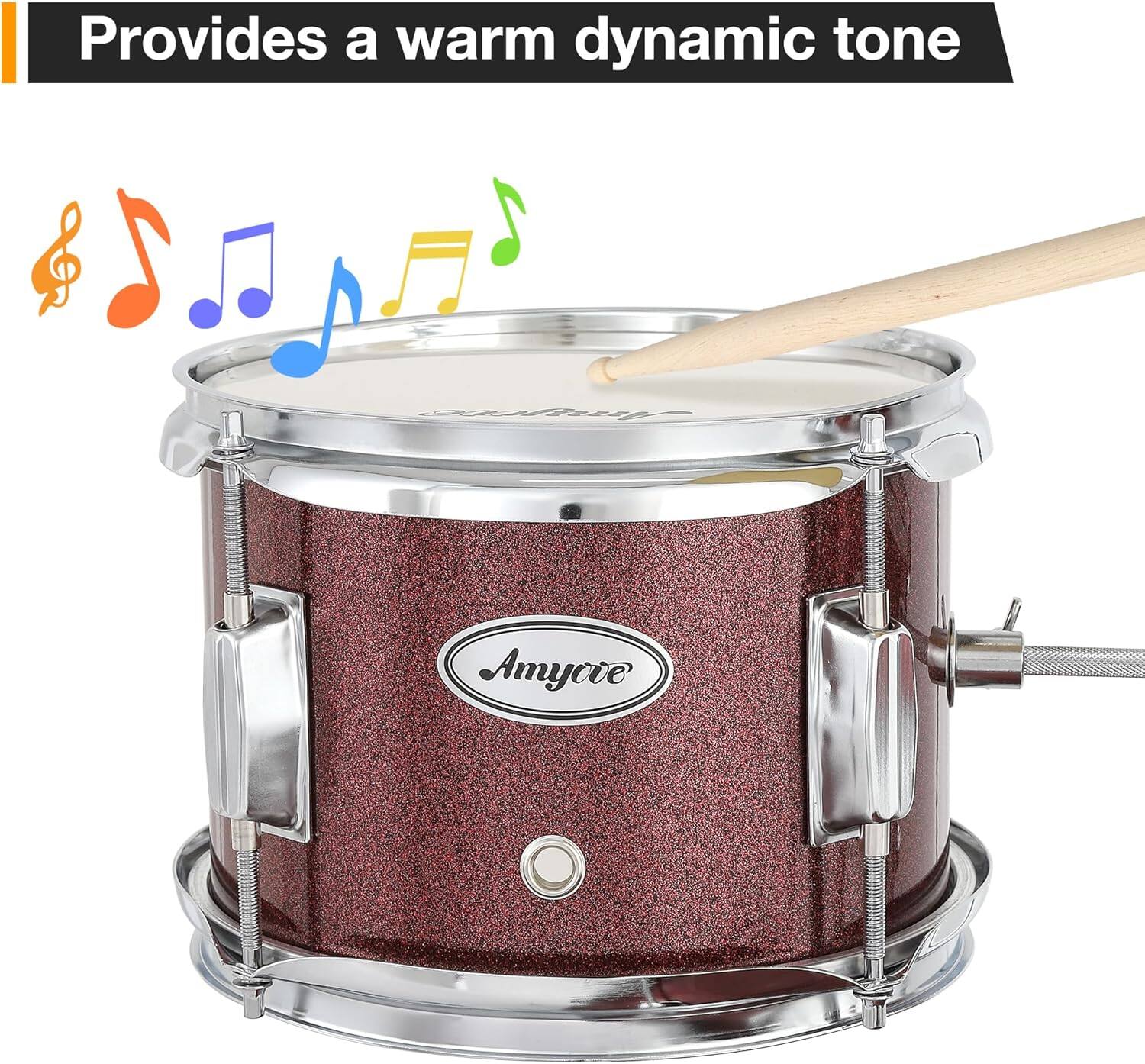 Provides a warm dynamic tone