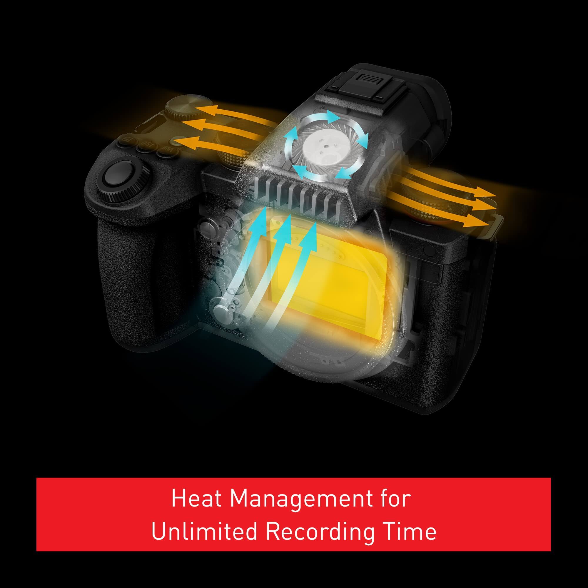 Heat Management for Unlimited Recording Time