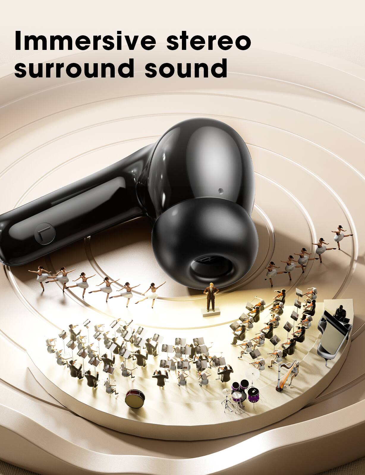 Immersive stereo surround sound