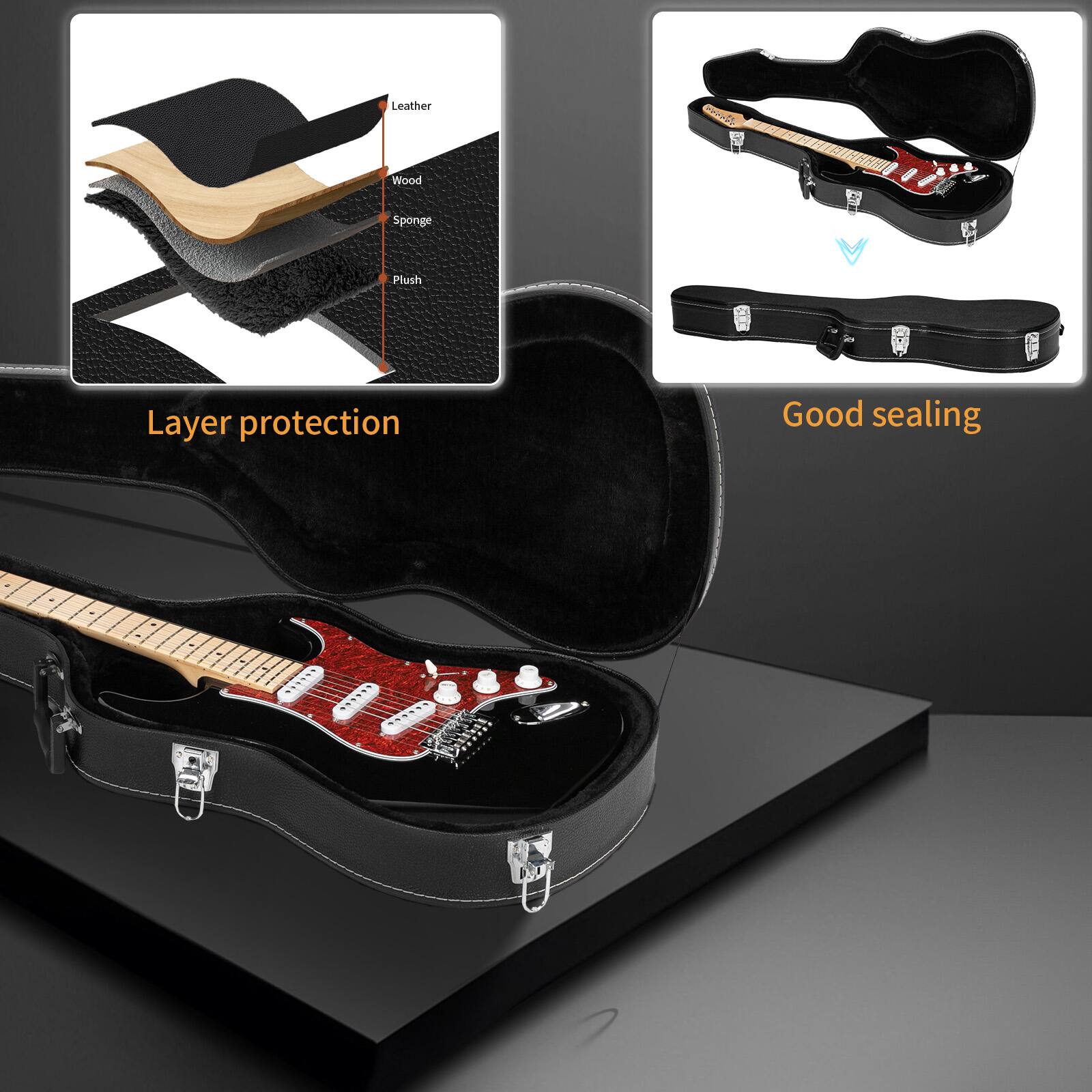 Layer protection  
- Leather  
- Wood  
- Sponge  
- Plush  

Good sealing