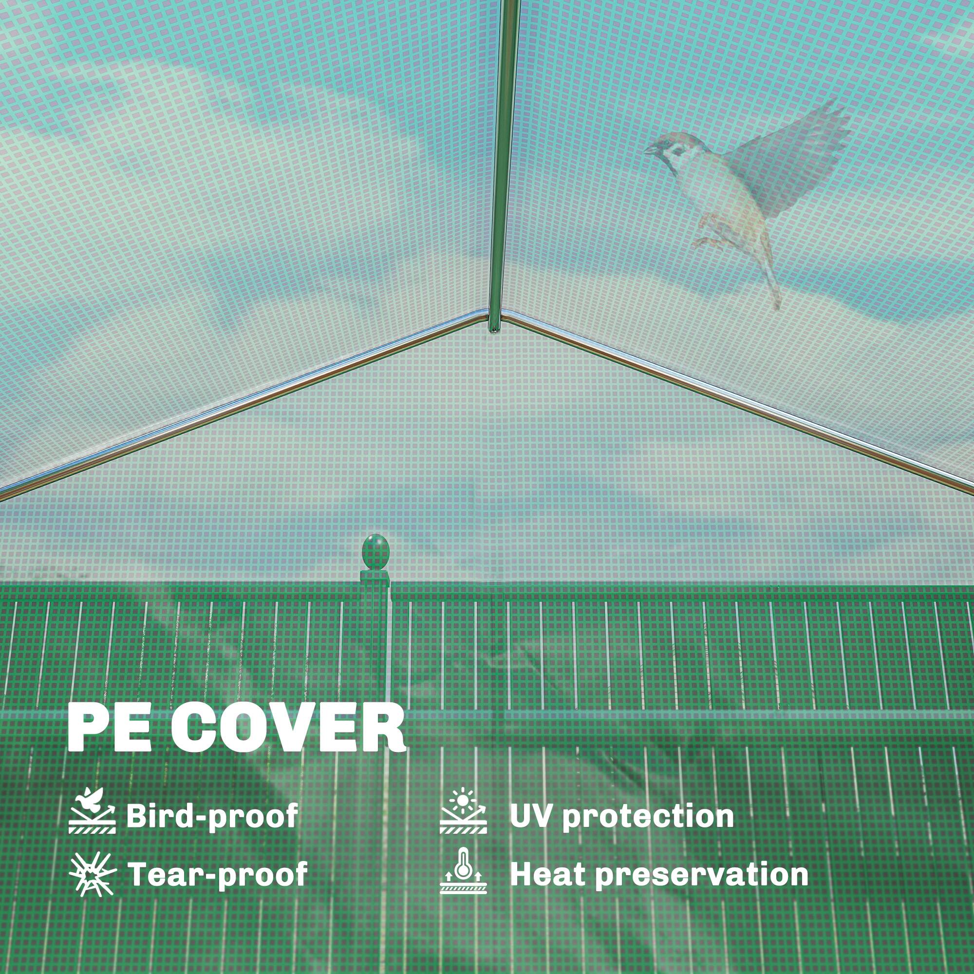 PE COVER  
Bird-proof  
Tear-proof  
UV protection  
Heat preservation