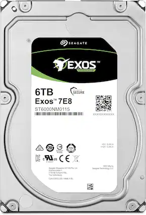 SEAGATE
EXOS™ ENTERPRISE
6TB
Exos™ 7E8
ST6000NM0115
SEAGATE SECURE
+5V 0.XX A
+12V 0.XX A
20
TUV
D33027
RoHS
Seagate Singapore Int'l HQ Pte. Ltd
Koolhovenlaan 1, 1119 NB Schiphol-Rijk, The Netherlands
HDD Mfg by
Seagate Technology LLC
CAN ICES-3 (B) / NMB-3 (B)
E190397
c
US
CE
IC
LR