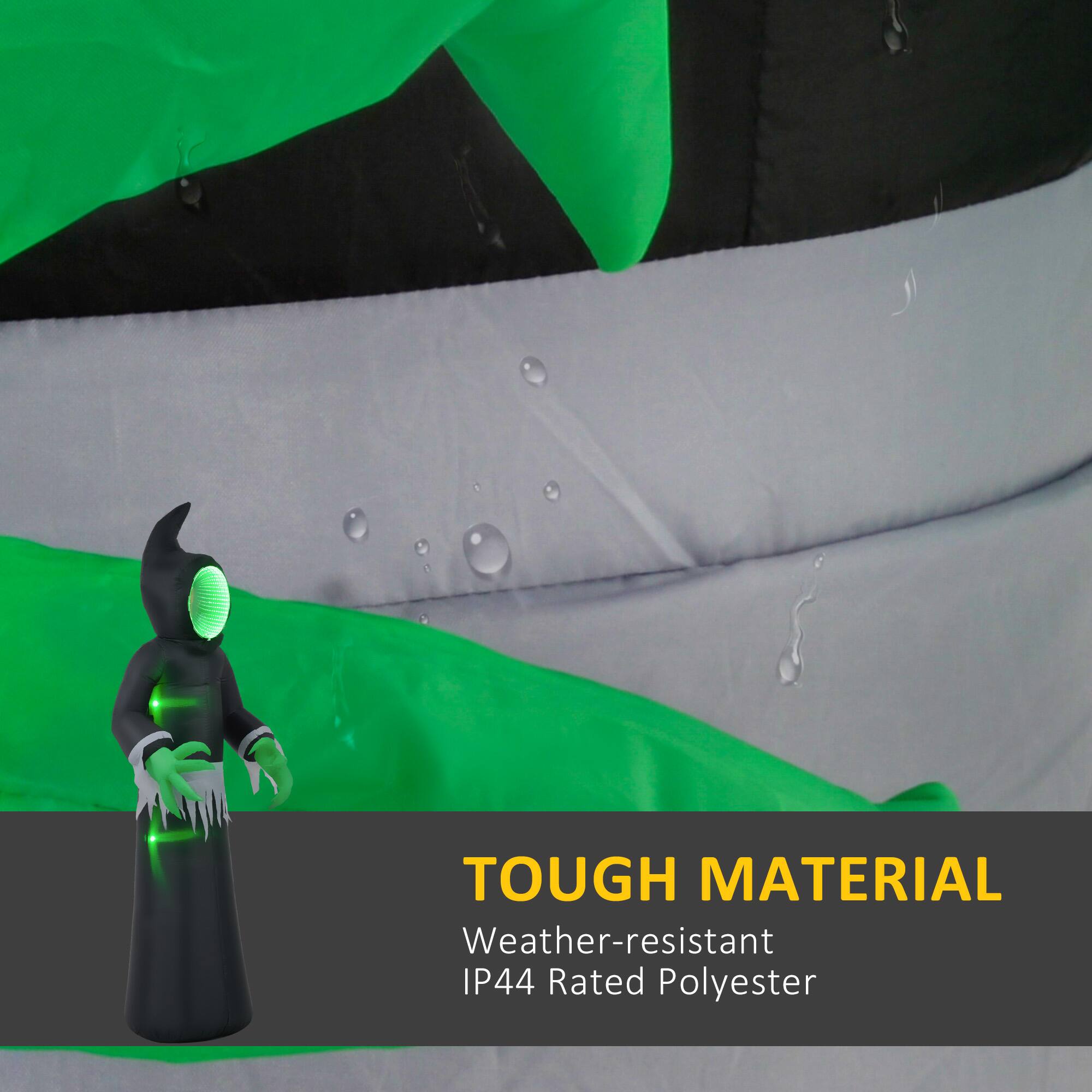 Tough Material: Weather-resistant IP44 Rated Polyester