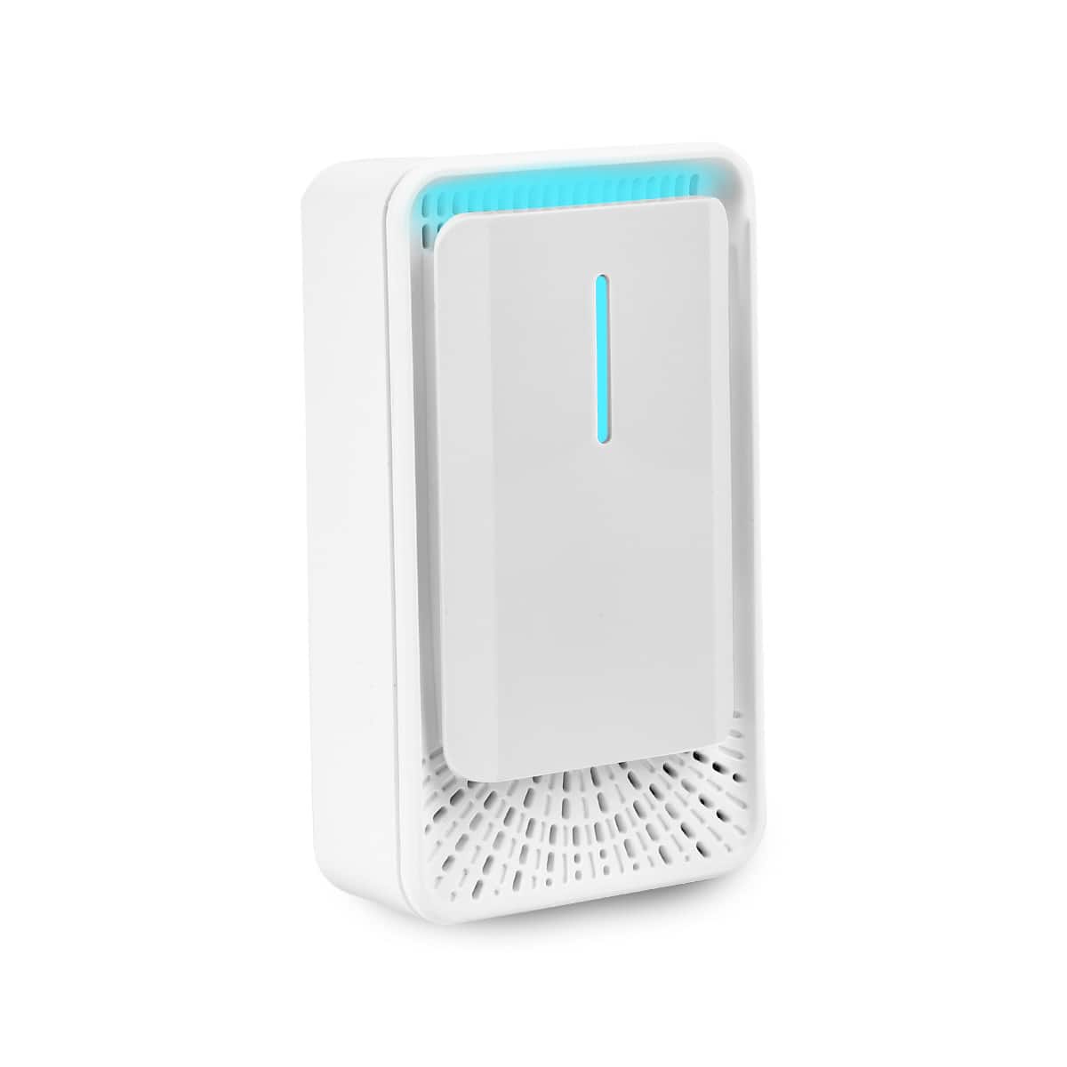 Cluzine - Plug-In Negative Ion Air Purifier, Removes Smoke Odor PM2.5, with LED Night Light for Home