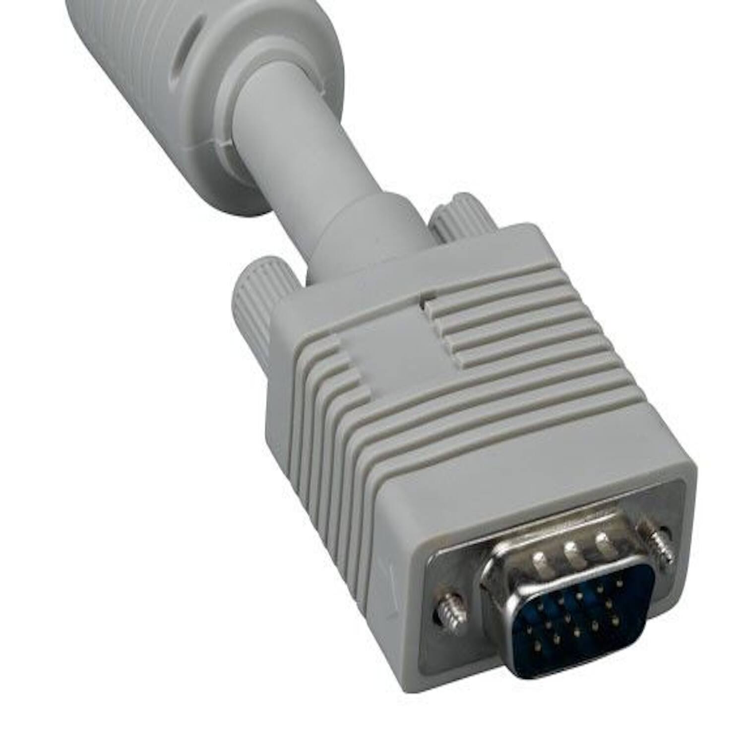 Left. Sanoxy - 6ft VGA HD15 Male to 4-BNC Male Monitor Cable with Ferrites - Beige.