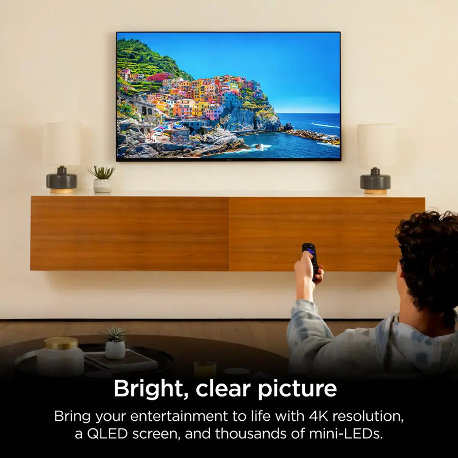 Roku 75 Class Pro Series Mini LED QLED 4K Smart RokuTV 75R8B5/75R8BX - Open Box - Best Buy