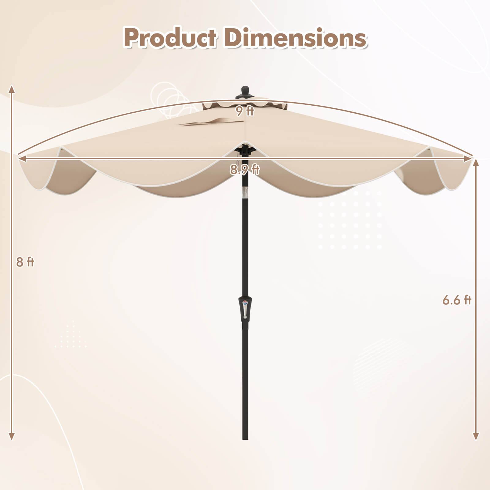 Product Dimensions: 9 ft 8.9 ft 8 ft 6.6 ft