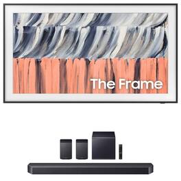 Bundle - Samsung - QN55LS03HE 55" QLED 4K TV with HW-Q990F Soundbar and Sub (2026)