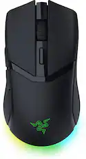 Front. Razer - Cobra Hyperspeed Lightweight Optical Gaming Mouse with Chroma RGB Backlighting - Black.